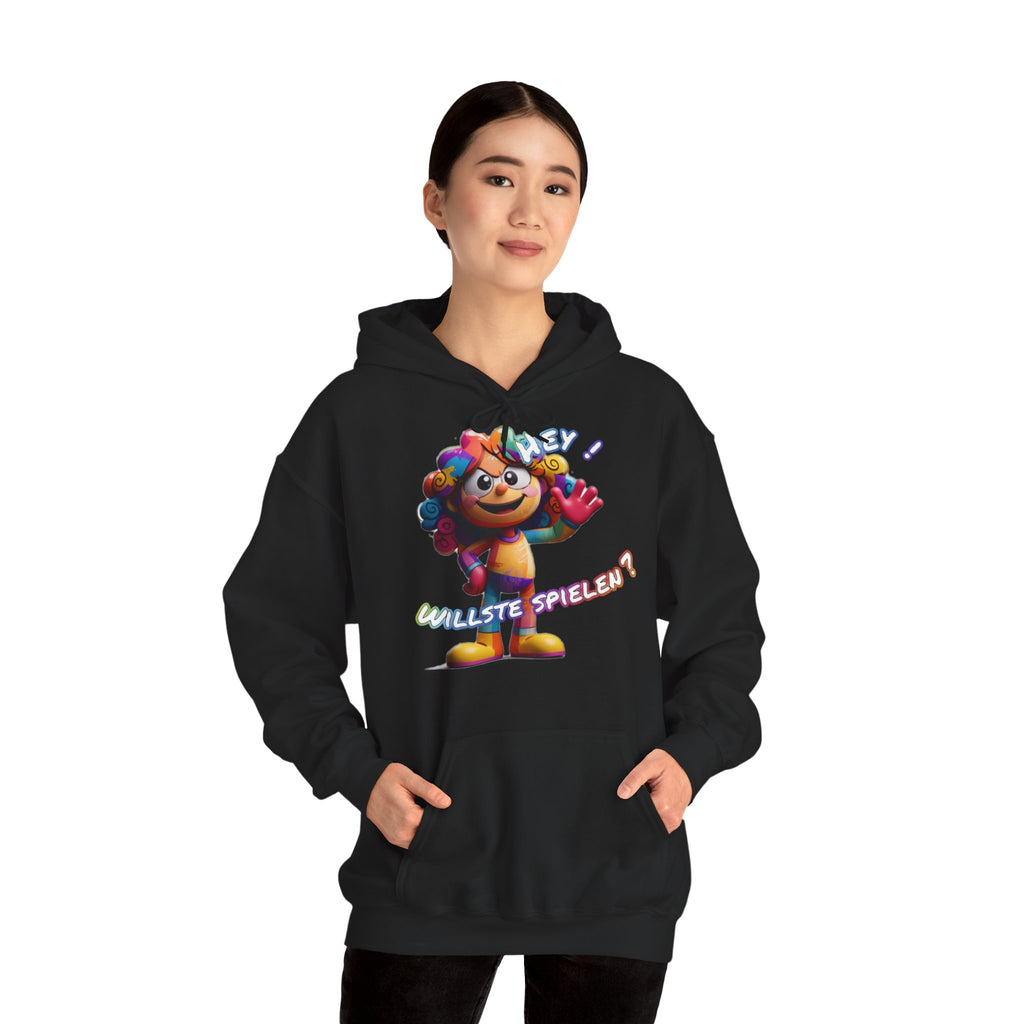 Hoodie „Hey! Willste spielen?“ | Humor | Phönix-Potsdam®