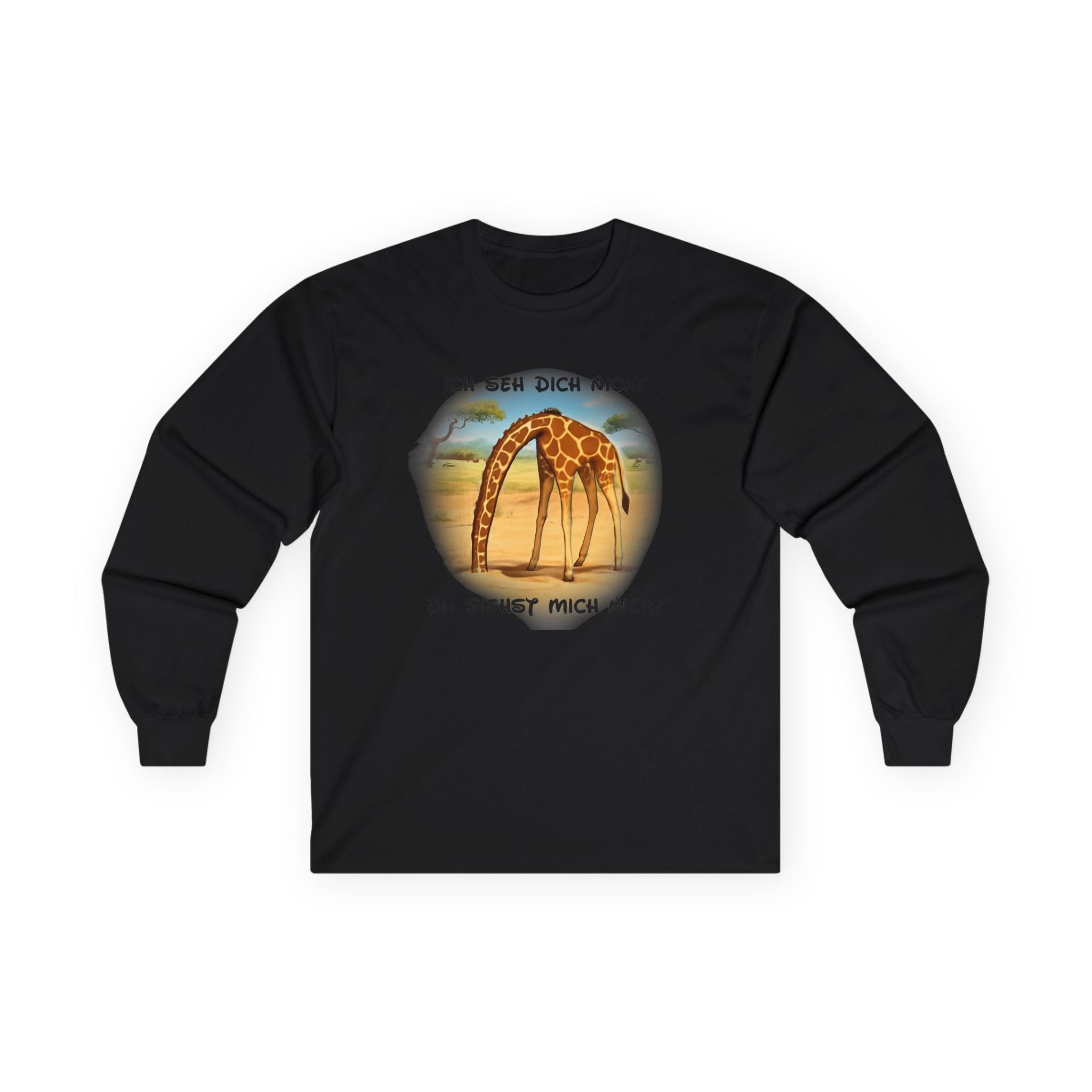 Giraffe Langarmshirt „Ich seh dich nicht“ | Long-Sleeve | Phönix-Potsdam®
