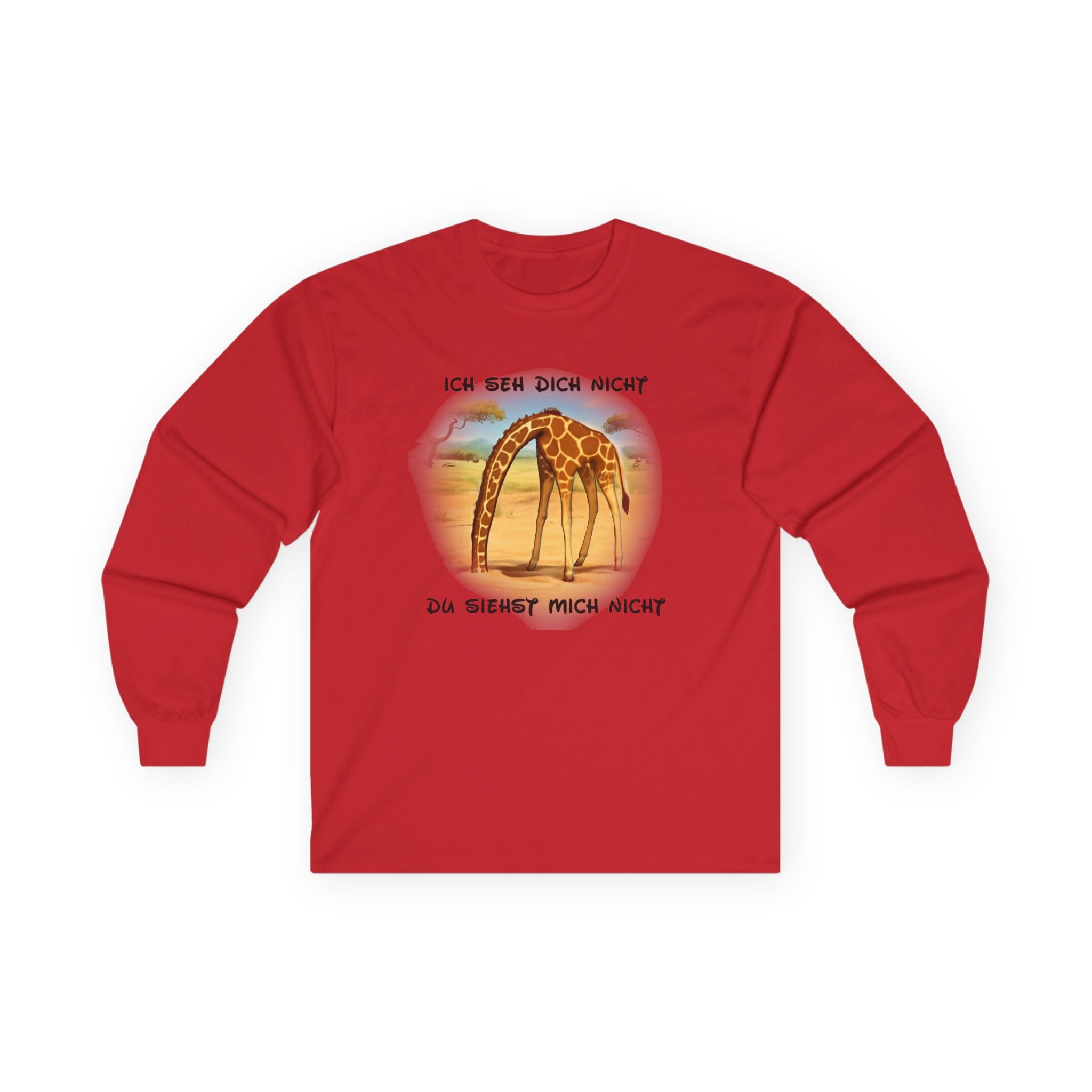 Giraffe Langarmshirt „Ich seh dich nicht“ | Long-Sleeve | Phönix-Potsdam®