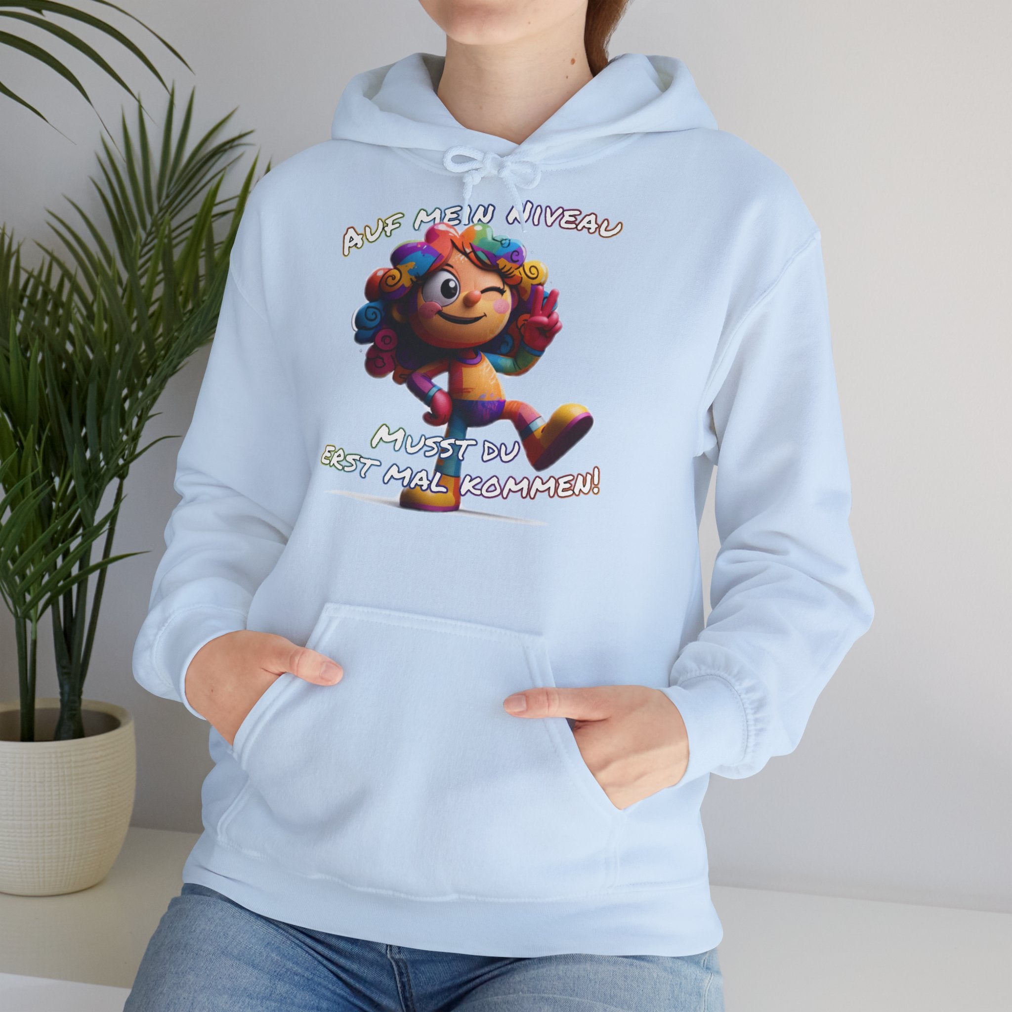 „Auf mein Niveau musst du erst mal kommen!“ Hoodie | Humor | Phönix-Potsdam®