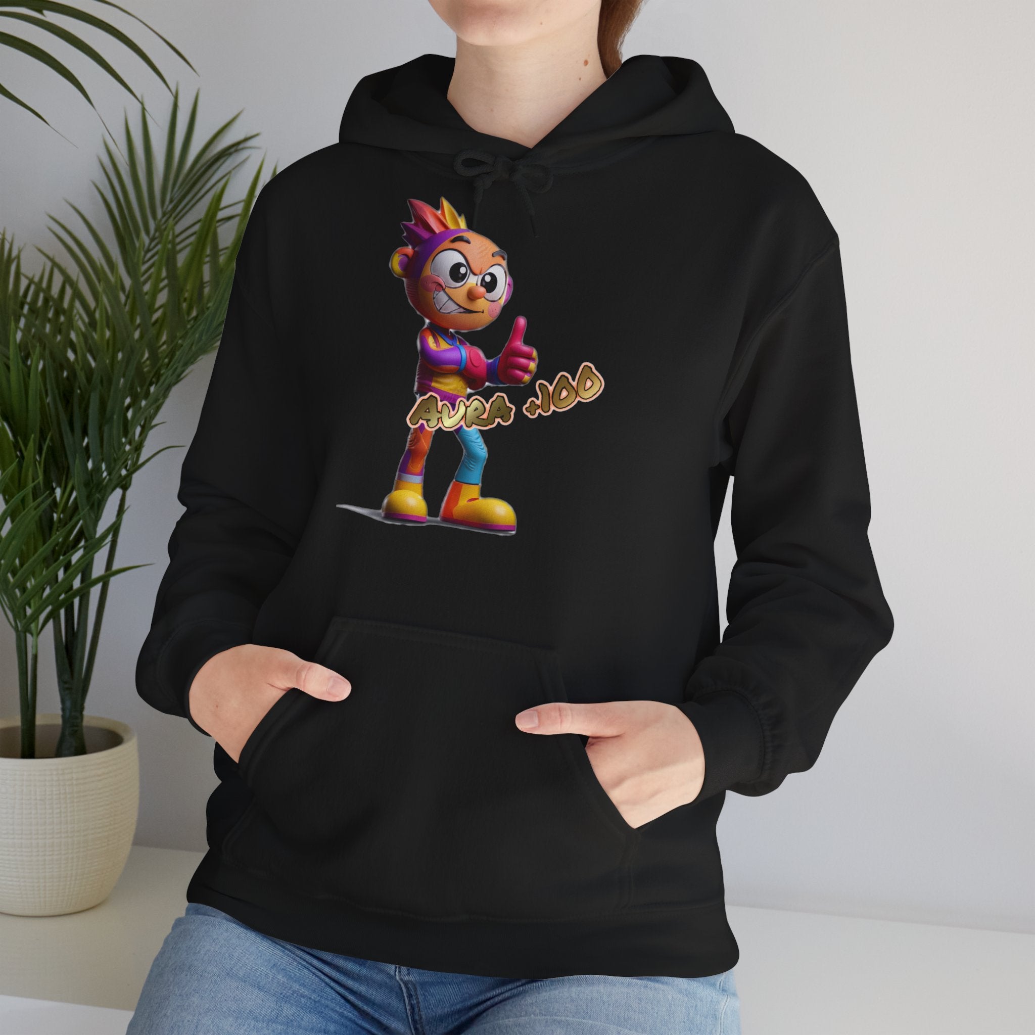 Hoodie „Aura +100“ | Humor | Phönix-Potsdam®