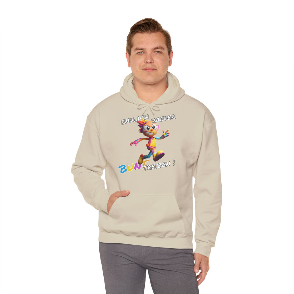 Hoodie „Endlich wieder BUNT treiben!“ | Humor | Phönix-Potsdam®