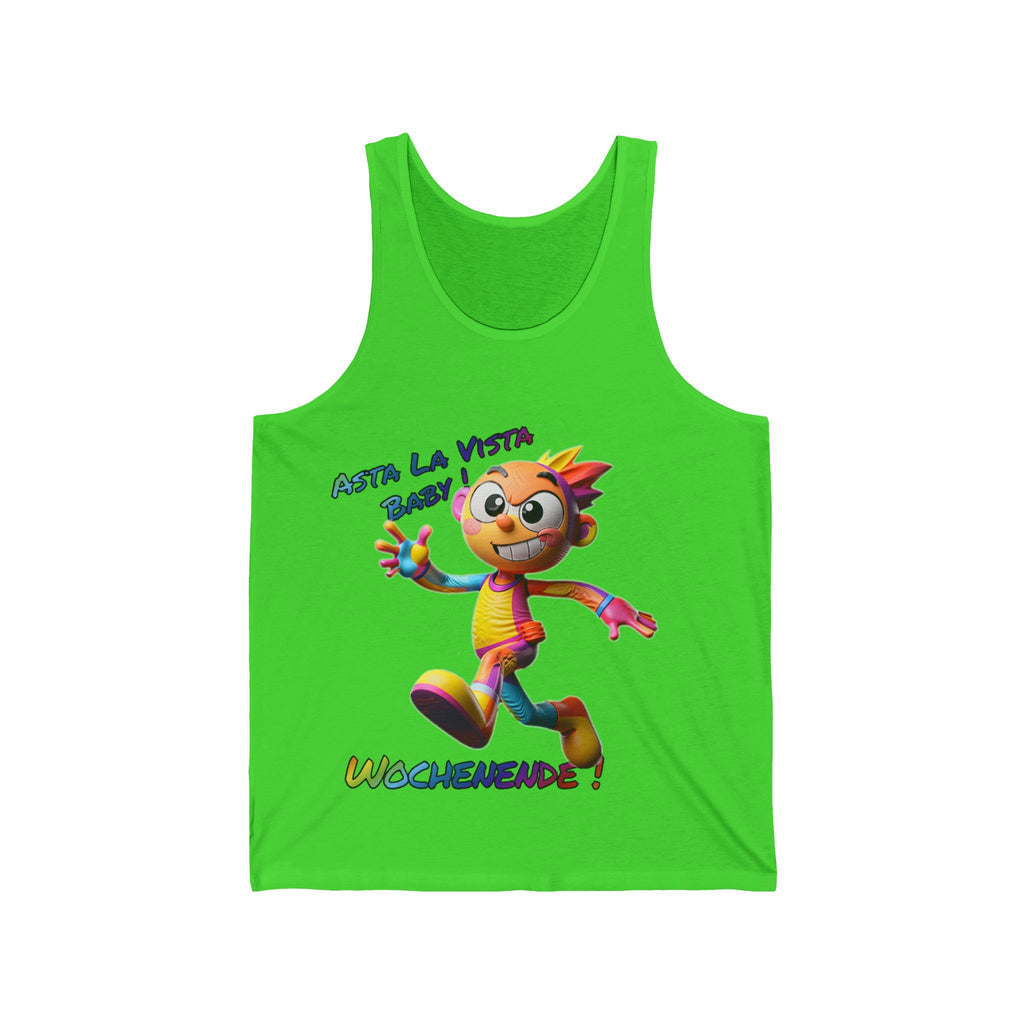 Tank Top „Asta la Vista, Baby! – Wochenende!“ | Humor | Phönix-Potsdam®