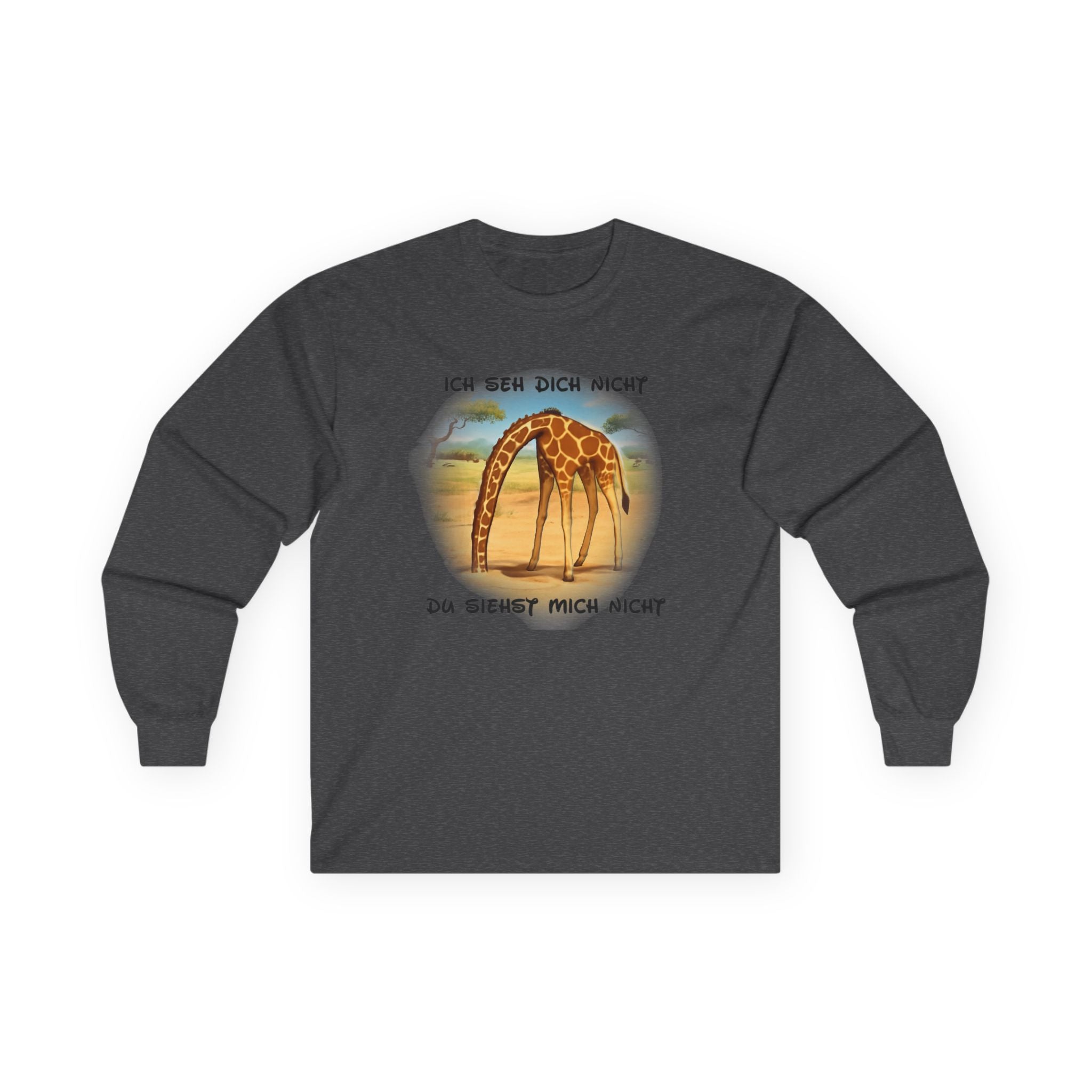 Giraffe Langarmshirt „Ich seh dich nicht“ | Long-Sleeve | Phönix-Potsdam®