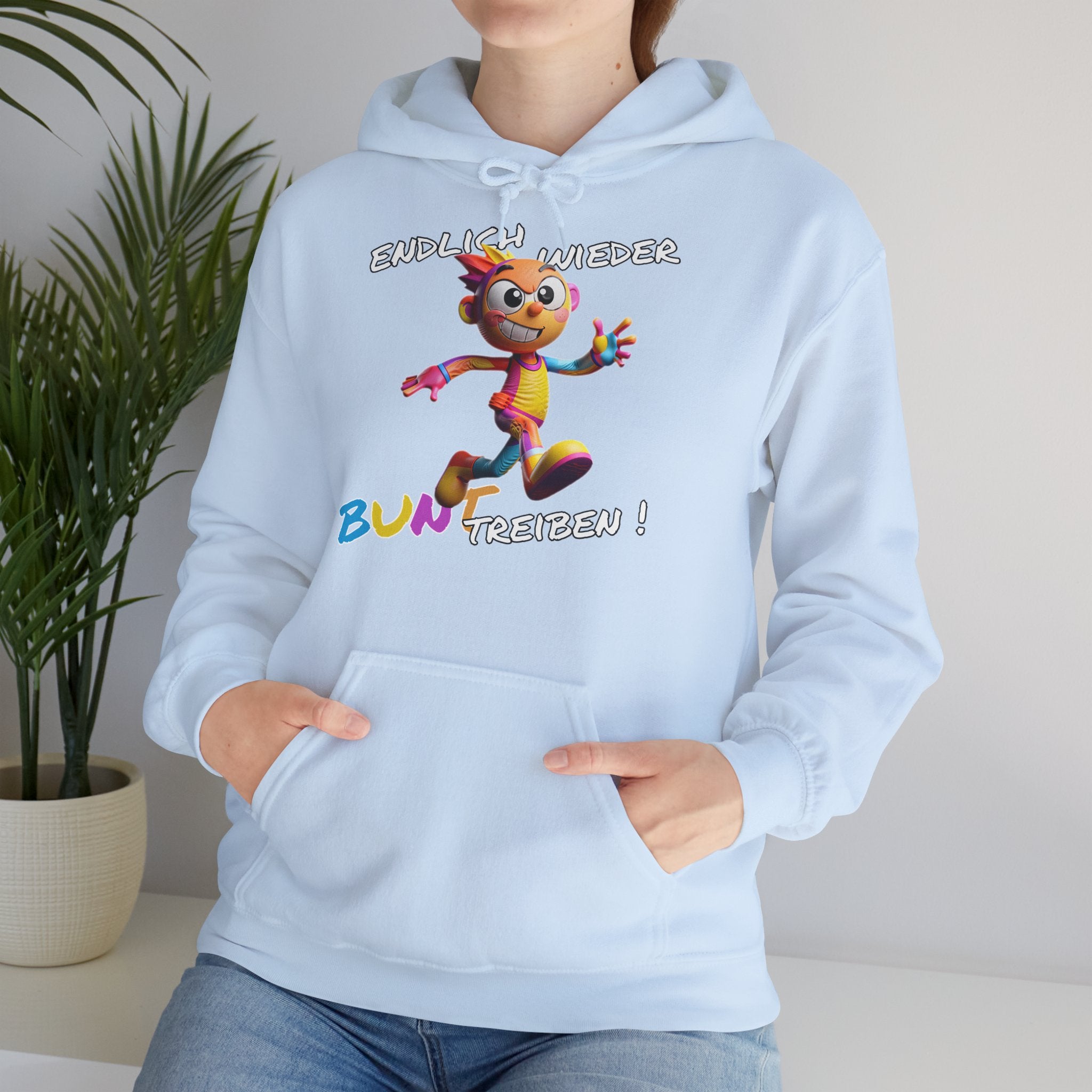 Hoodie „Endlich wieder BUNT treiben!“ | Humor | Phönix-Potsdam®
