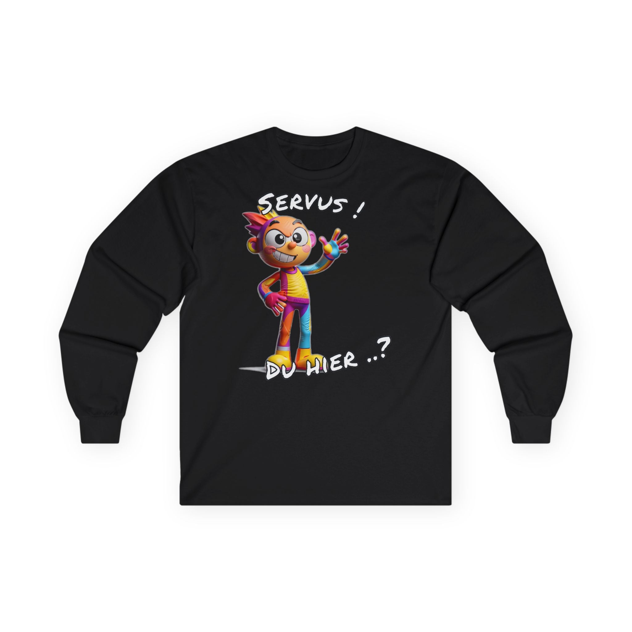 Langarmshirt „Servus! Du hier..?“ | Humor | Phönix-Potsdam®
