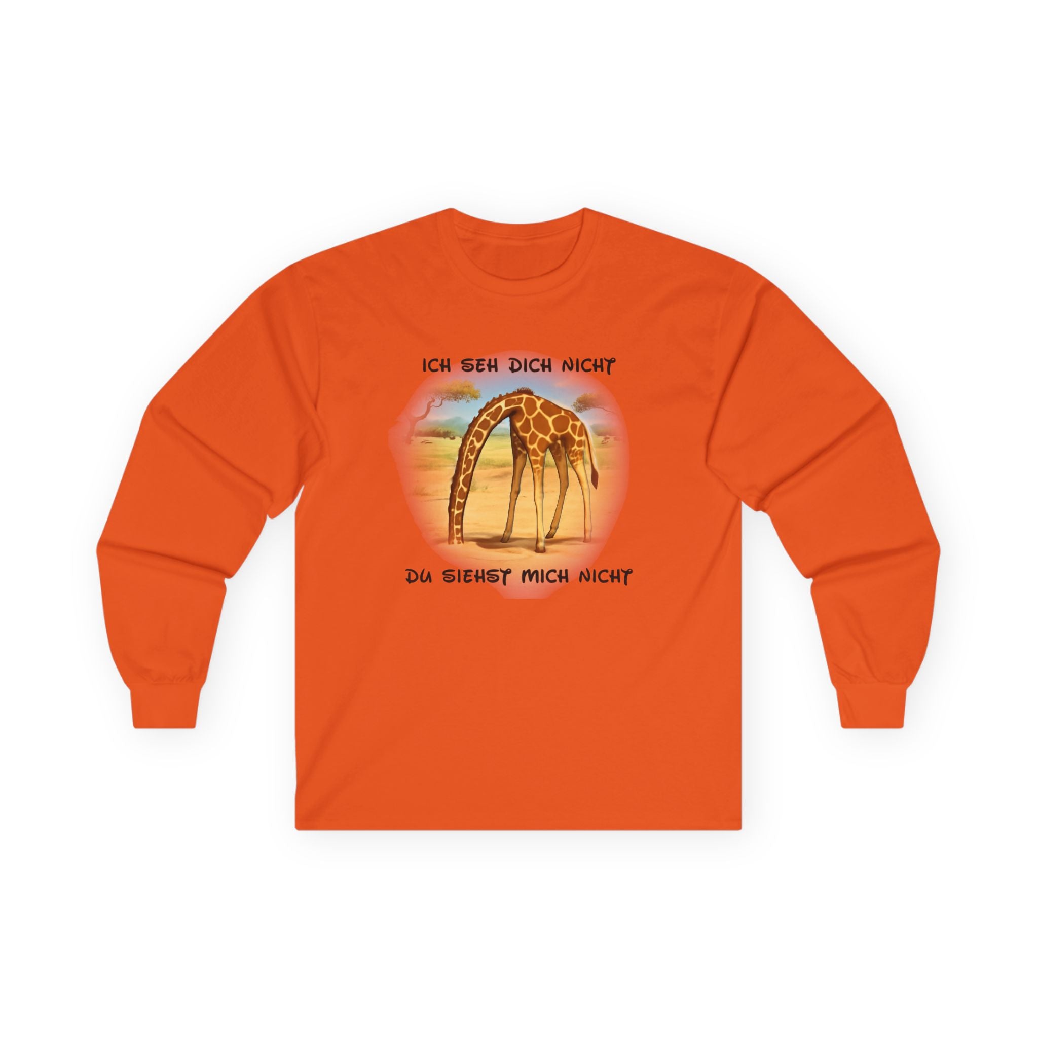 Giraffe Langarmshirt „Ich seh dich nicht“ | Long-Sleeve | Phönix-Potsdam®