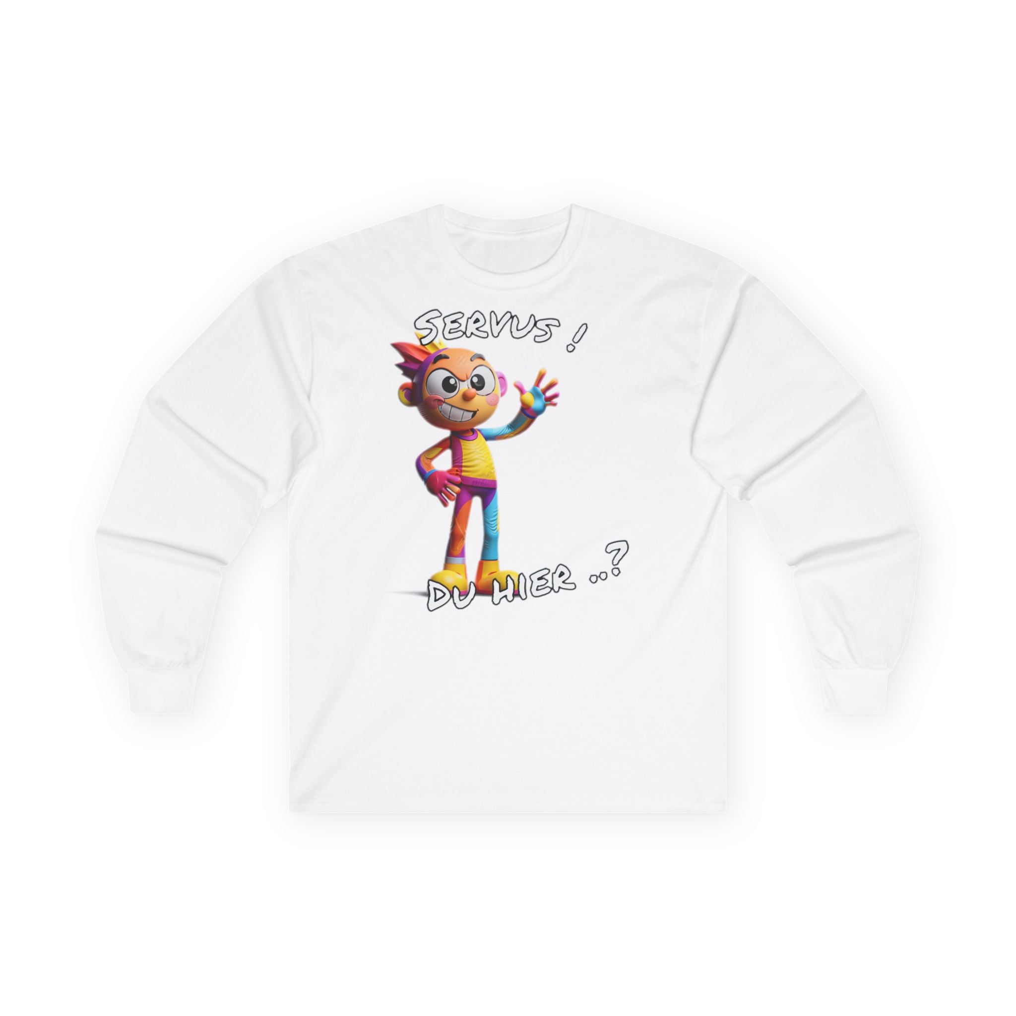 Langarmshirt „Servus! Du hier..?“ | Humor | Phönix-Potsdam®
