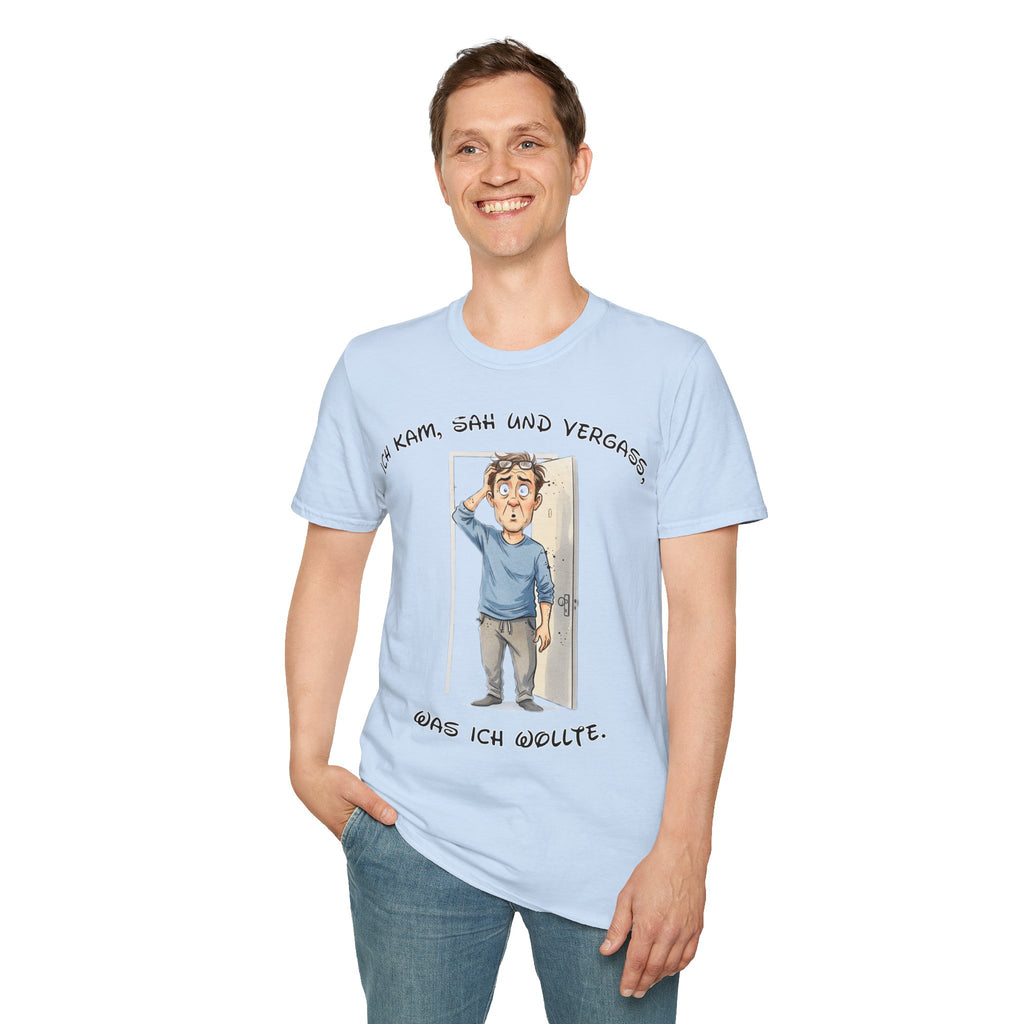 Ich kam, sah und vergaß T-Shirt | Karikatur | Phönix-Potsdam®