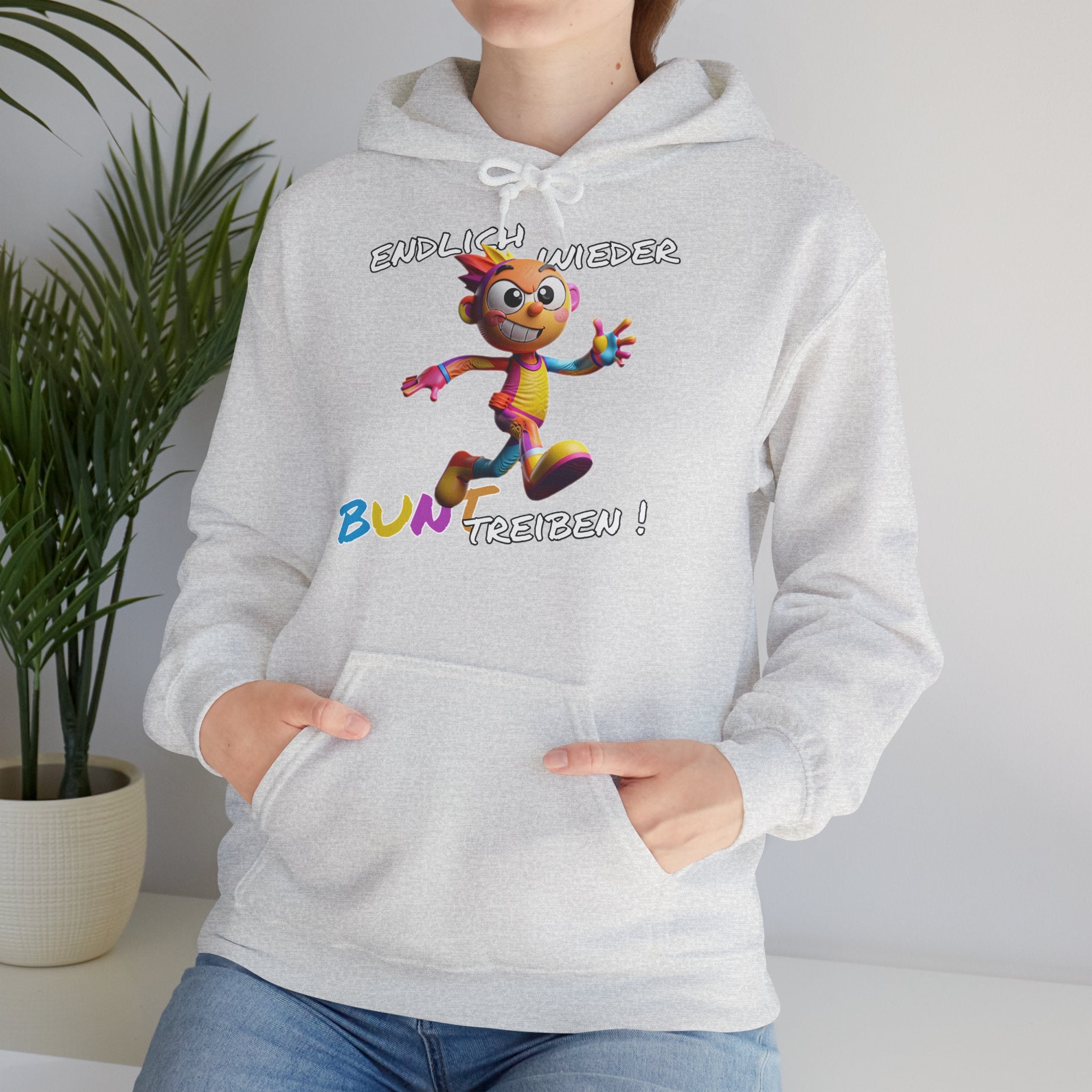 Hoodie „Endlich wieder BUNT treiben!“ | Humor | Phönix-Potsdam®