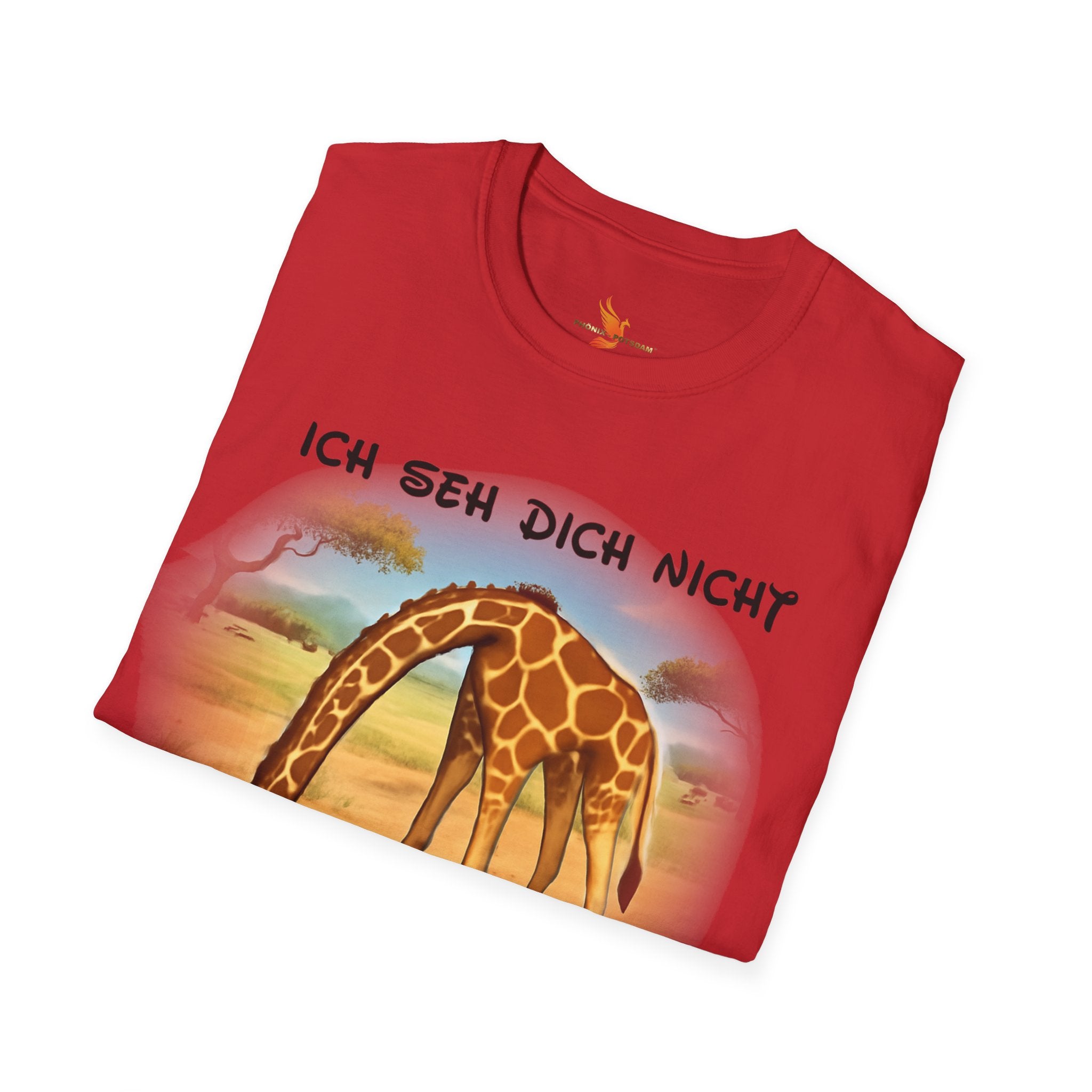 Giraffe „Ich seh dich nicht – Du siehst mich nicht“ T-Shirt | Phönix-Potsdam®