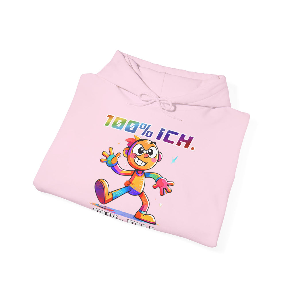 Hoodie „100 % ICH – 0 % DU“ | Humor | Phönix-Potsdam®
