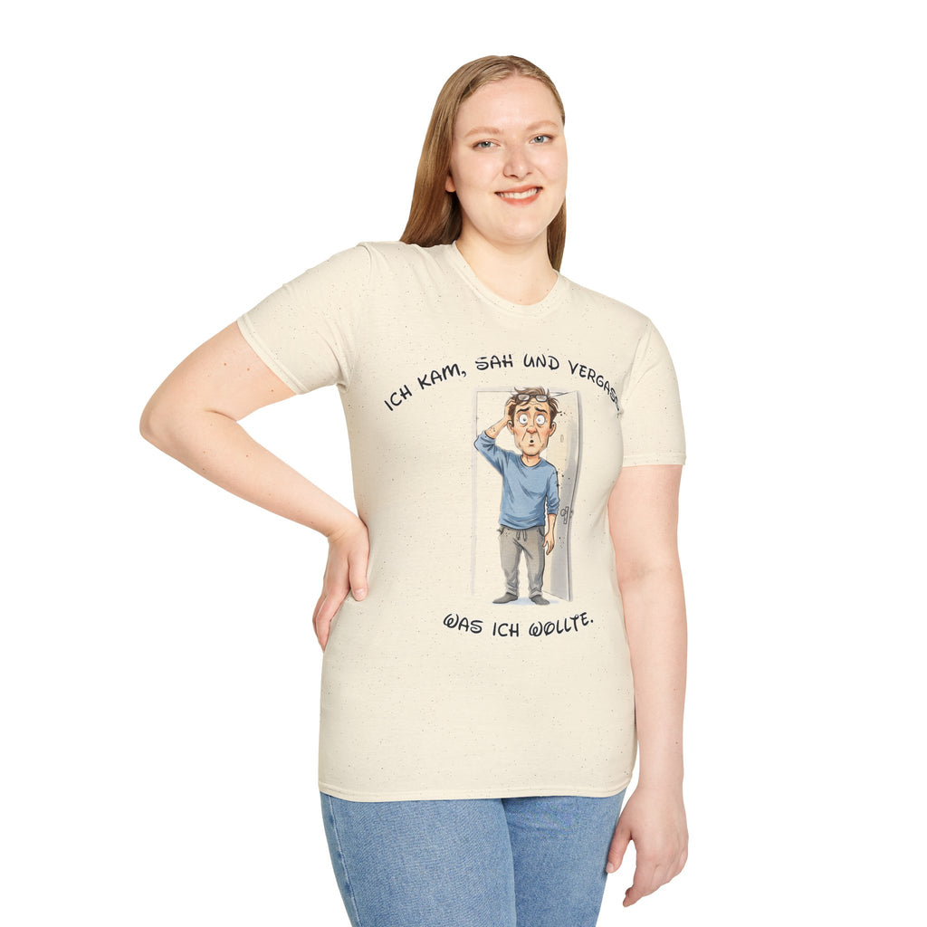Ich kam, sah und vergaß T-Shirt | Karikatur | Phönix-Potsdam®