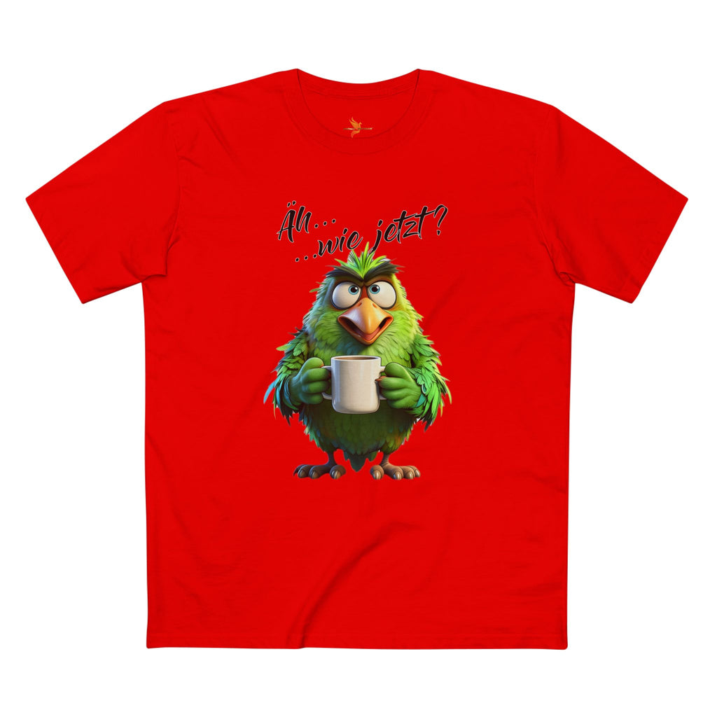 Papagei „Äh...wie jetzt?“ T-Shirt | Humor | Phönix-Potsdam®