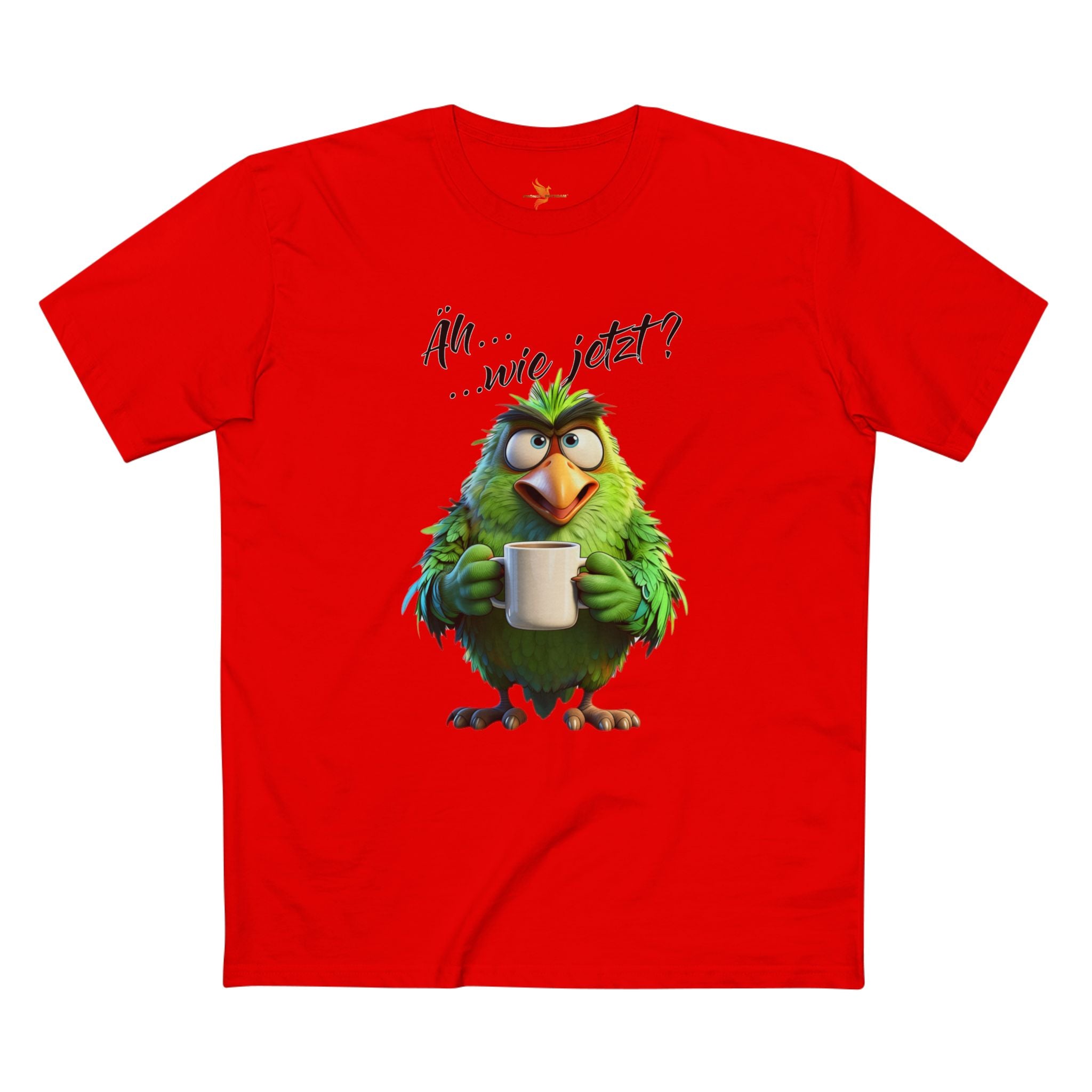 Papagei „Äh...wie jetzt?“ T-Shirt | Humor | Phönix-Potsdam®