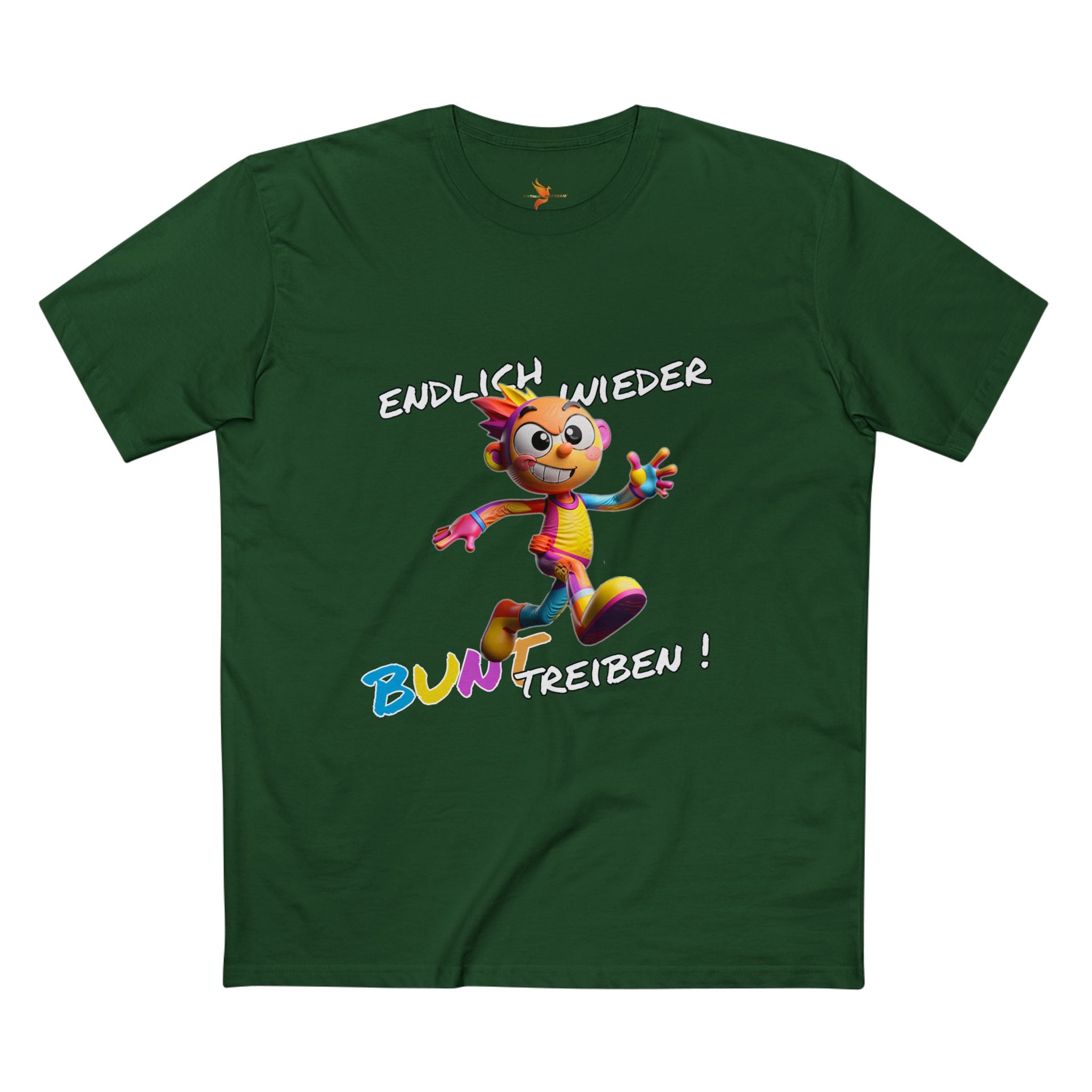 T-Shirt „Endlich wieder BUNT treiben!“ | Humor | Phönix-Potsdam®