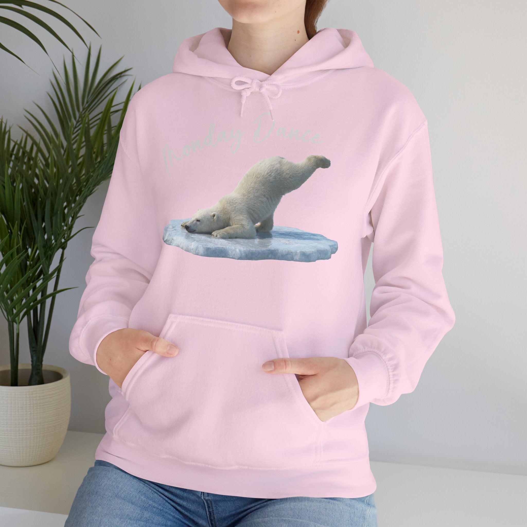 Eisbär „Monday Dance" Hoodie | Karikatur | Phönix-Potsdam®