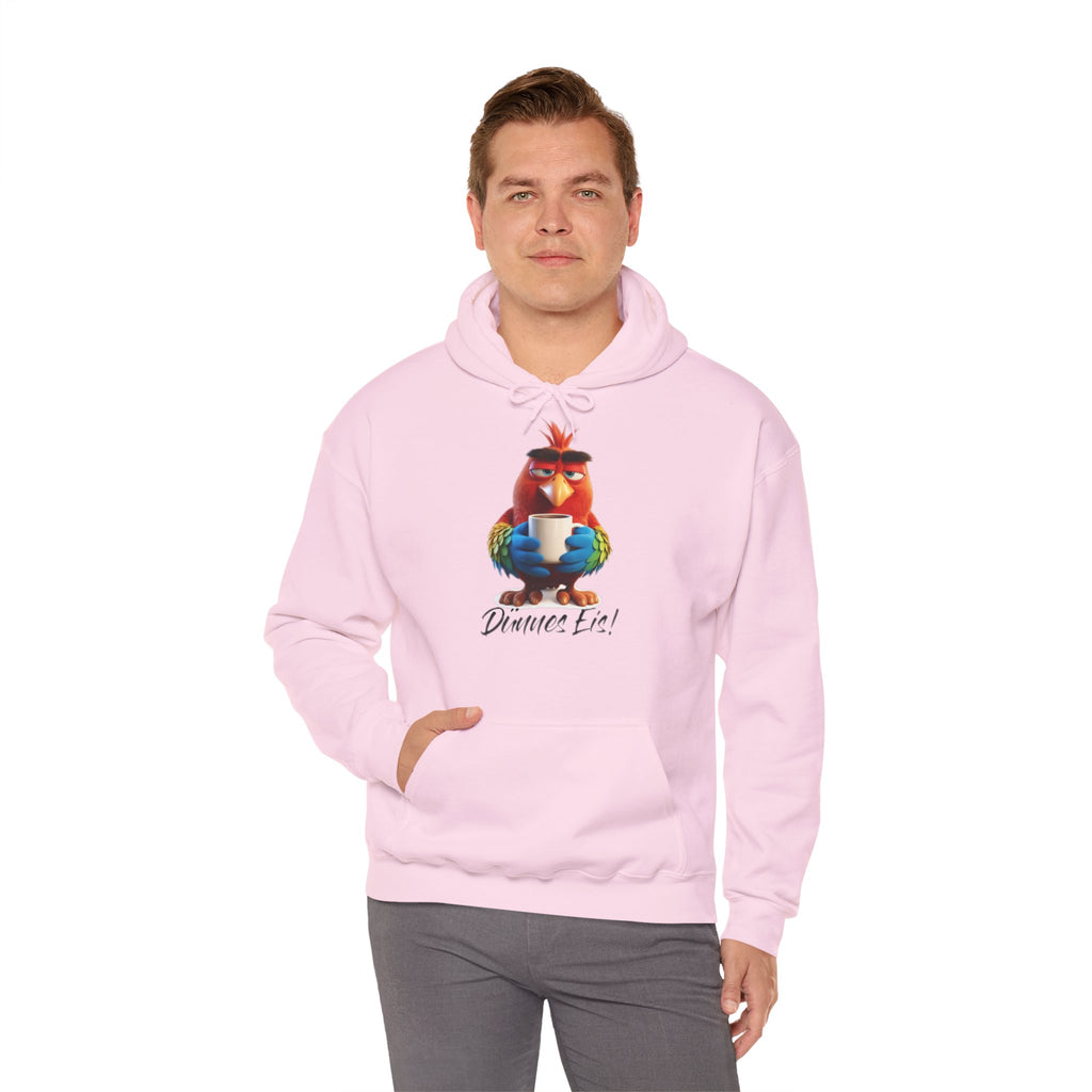 Papagei „Dünnes Eis!“ Hoodie | Humor | Phönix-Potsdam®