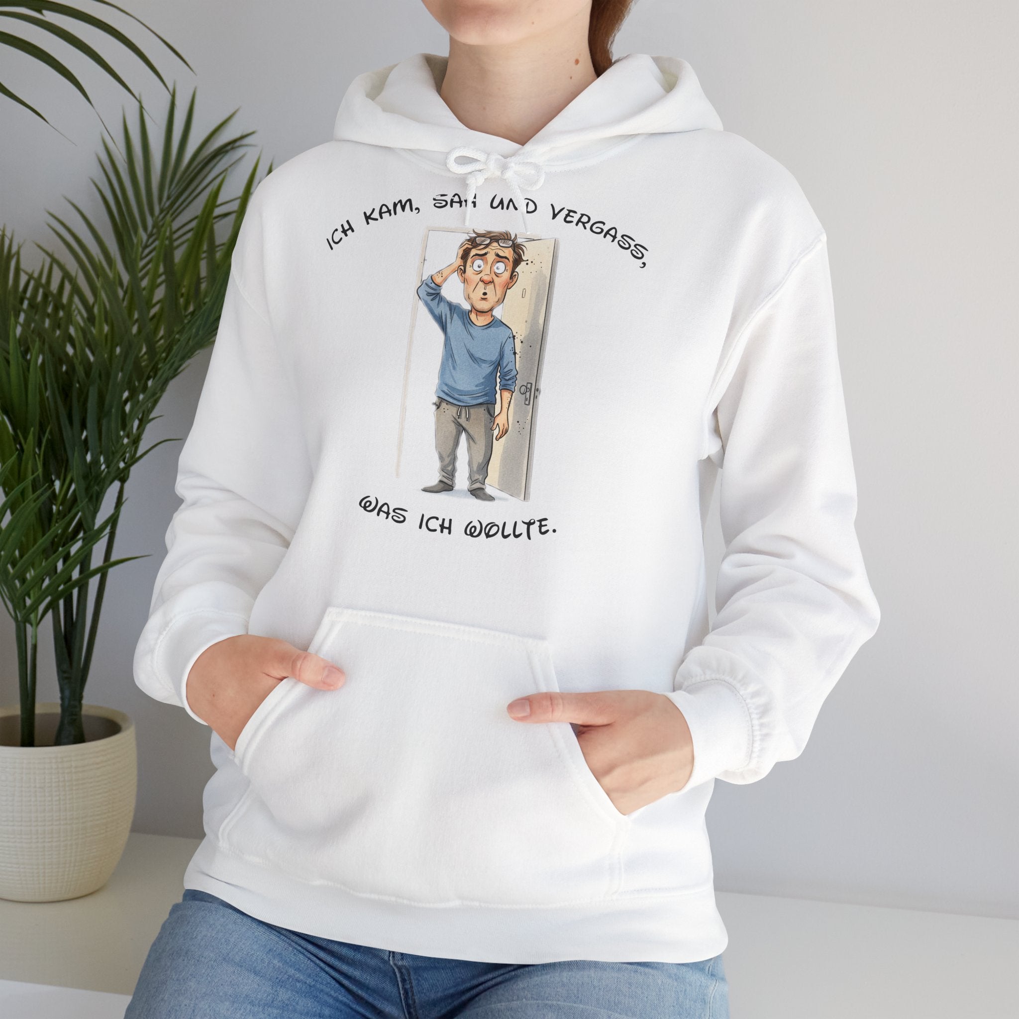 Ich kam, sah und vergaß Hoodie | Karikatur | Phönix-Potsdam®