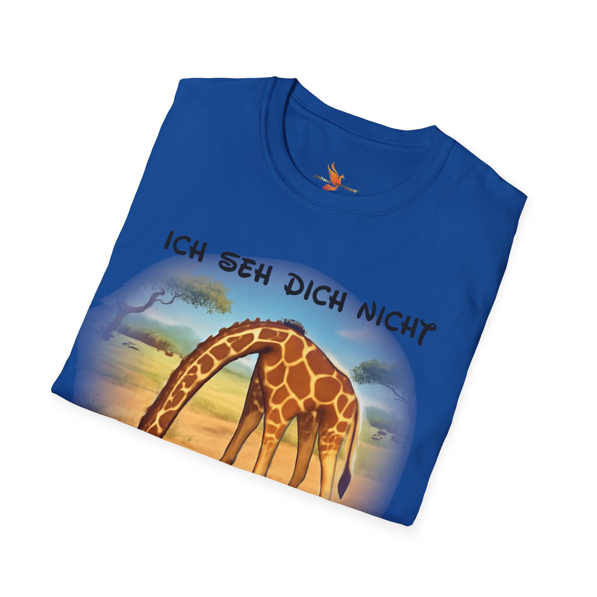Giraffe „Ich seh dich nicht – Du siehst mich nicht“ T-Shirt | Phönix-Potsdam®