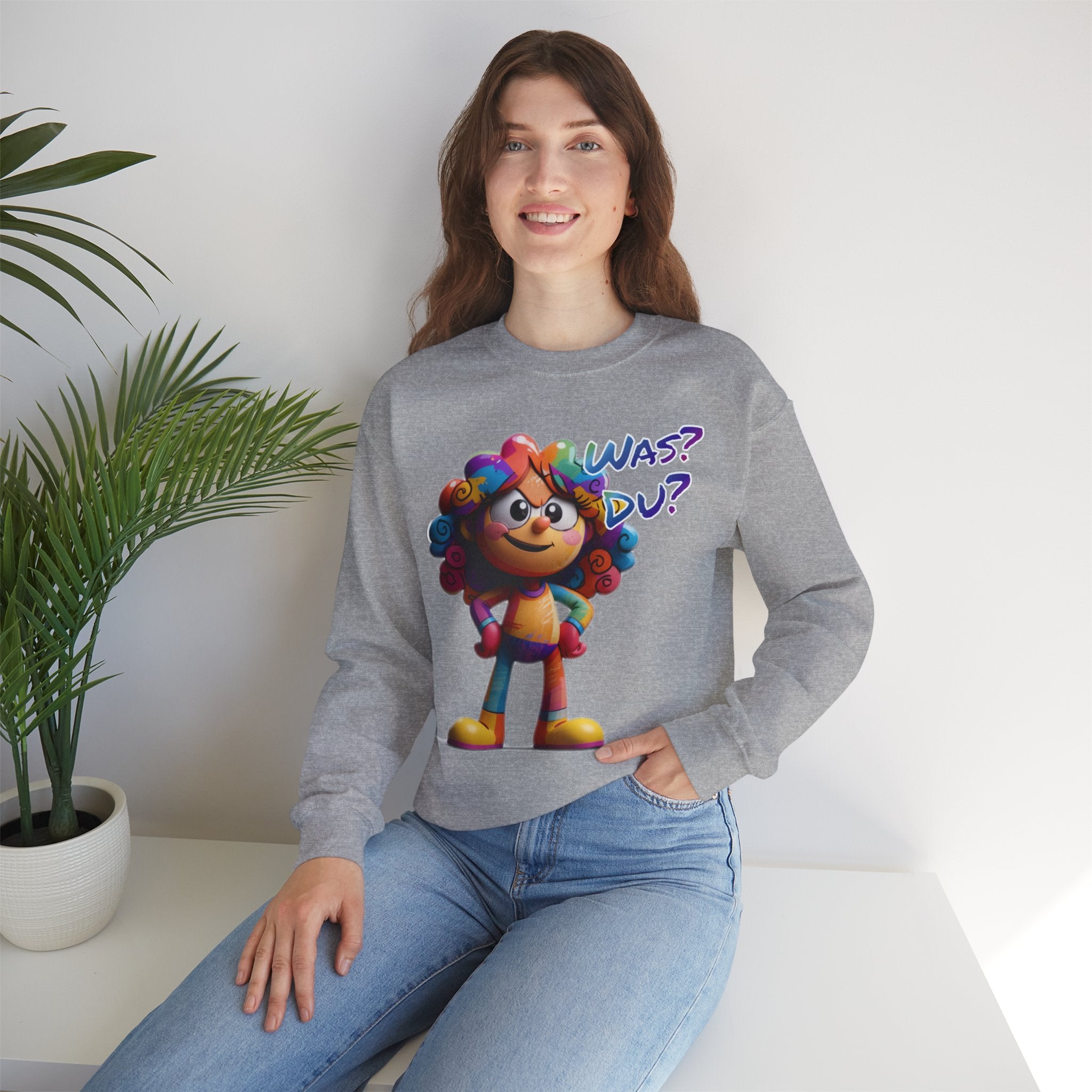 „Was? Du?“ Sweatshirt | Humor | Phönix-Potsdam®