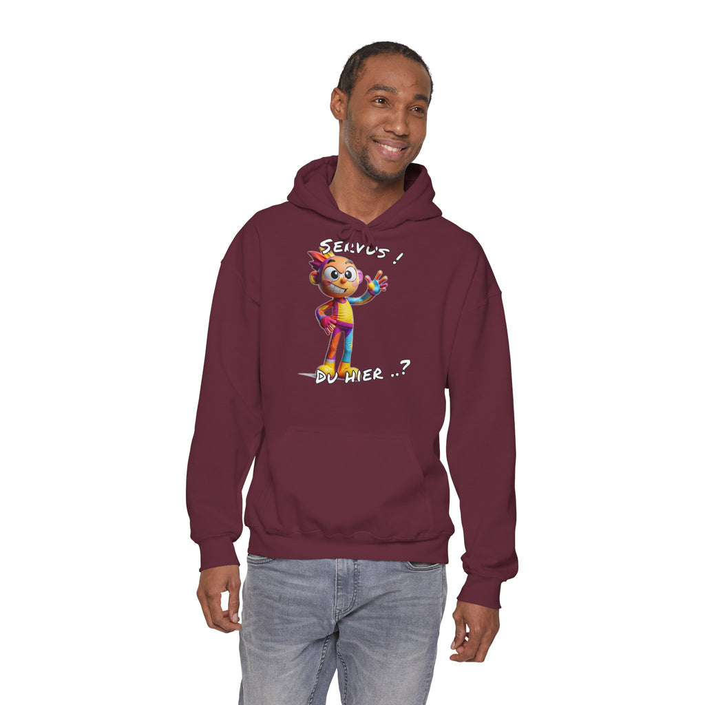 Hoodie „Servus! Du hier..?“ | Humor | Phönix-Potsdam®