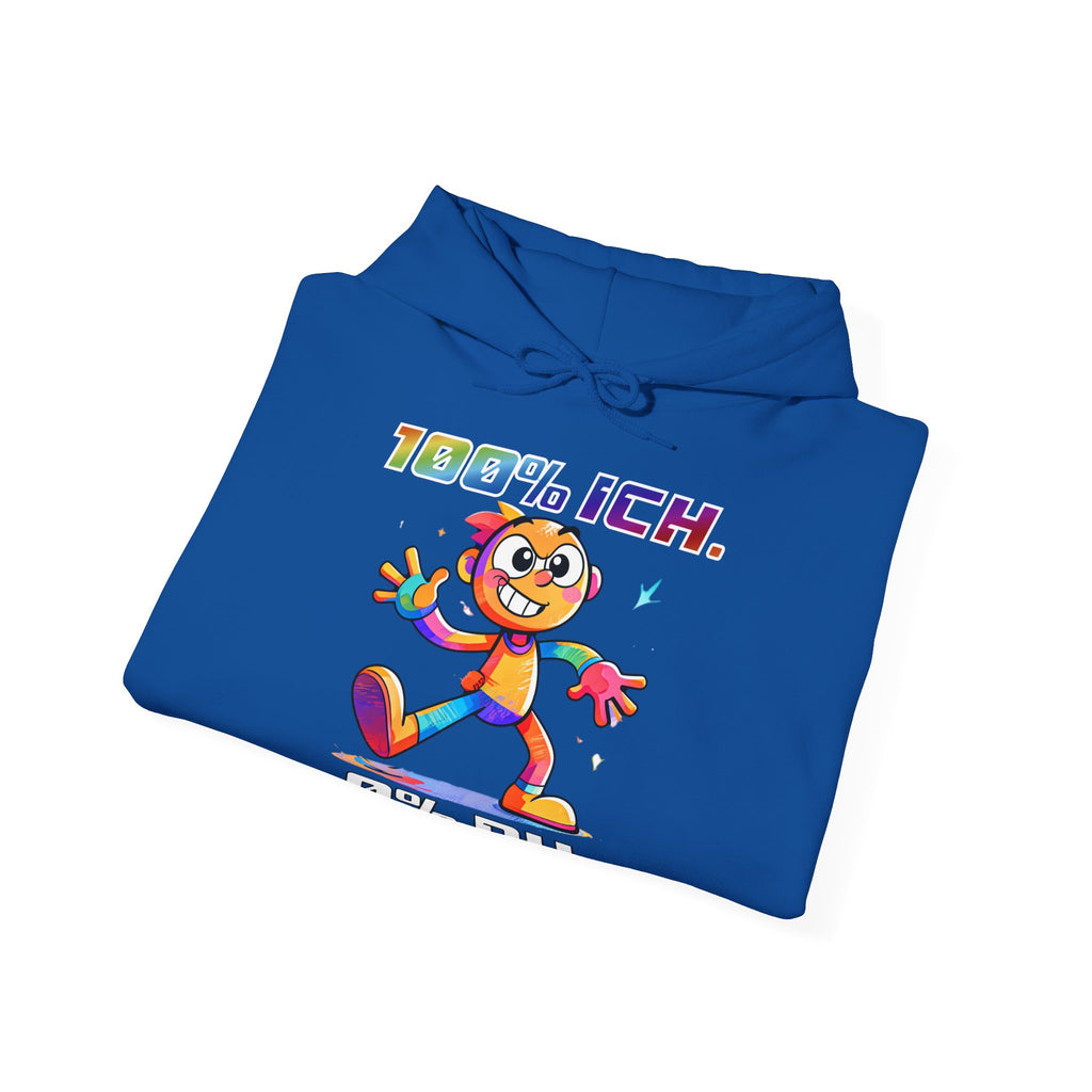 Hoodie „100 % ICH – 0 % DU“ | Humor | Phönix-Potsdam®