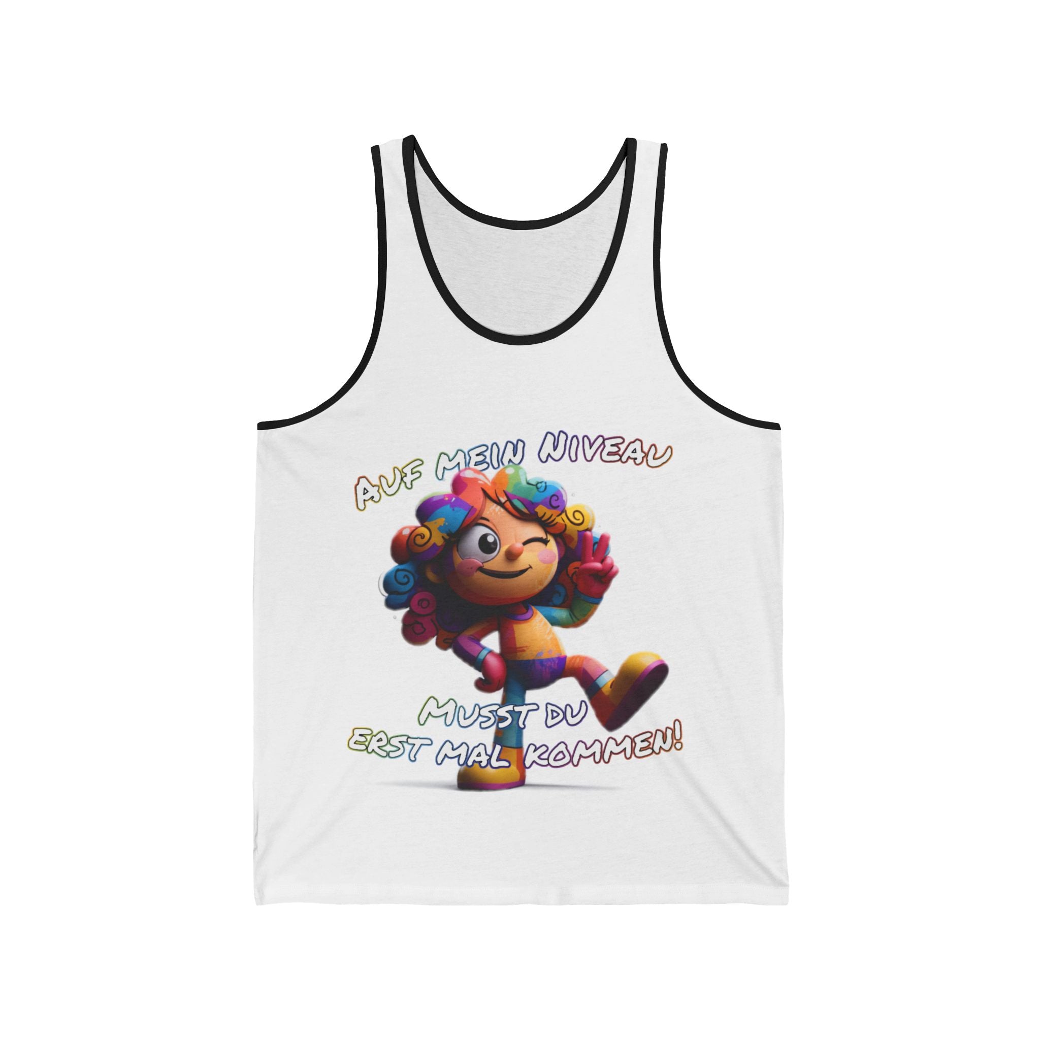 „Auf mein Niveau musst du erst mal kommen!“ Tank Top | Humor | Phönix-Potsdam®