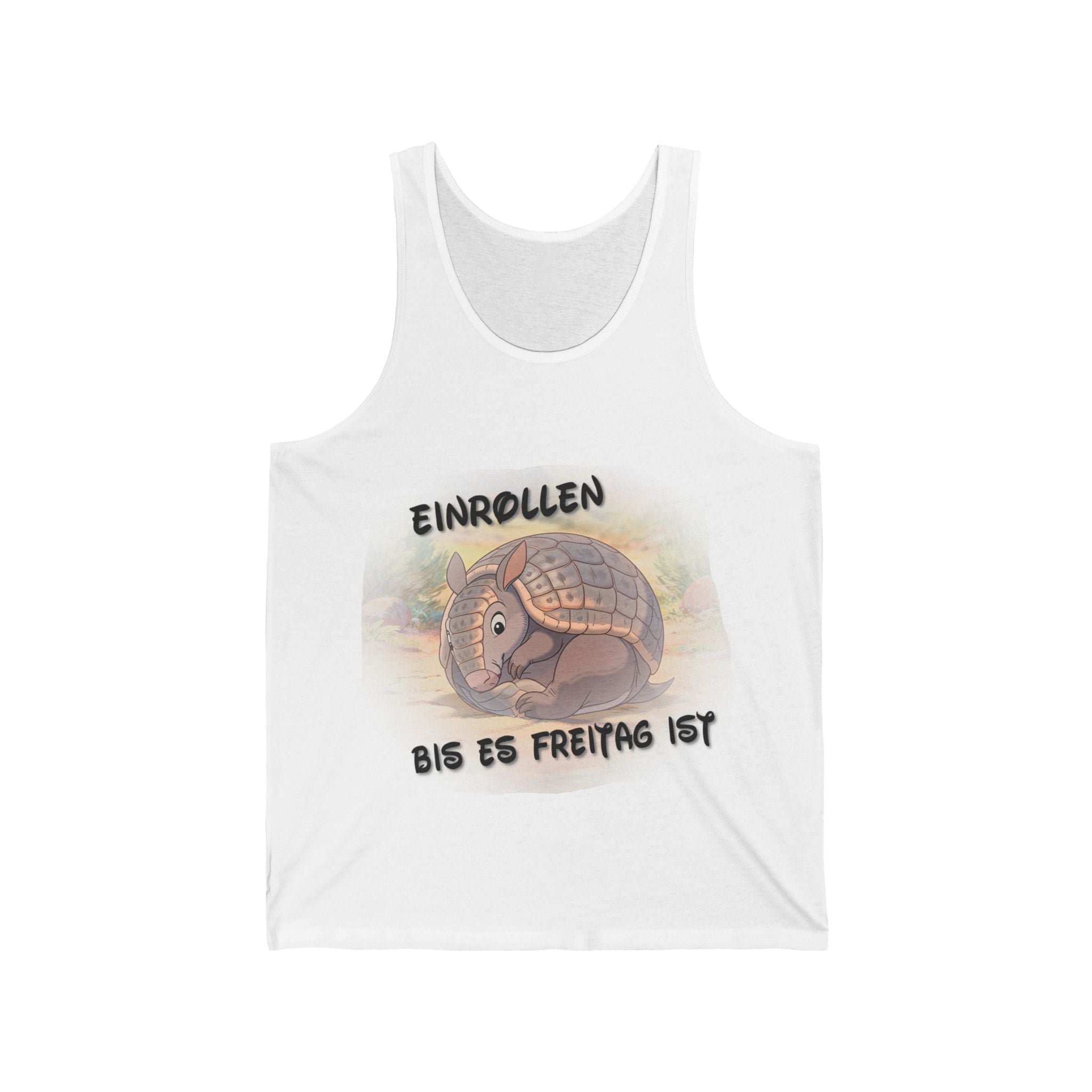 Gürteltier „Einrollen bis es Freitag ist“ Tank Top | Phönix-Potsdam®
