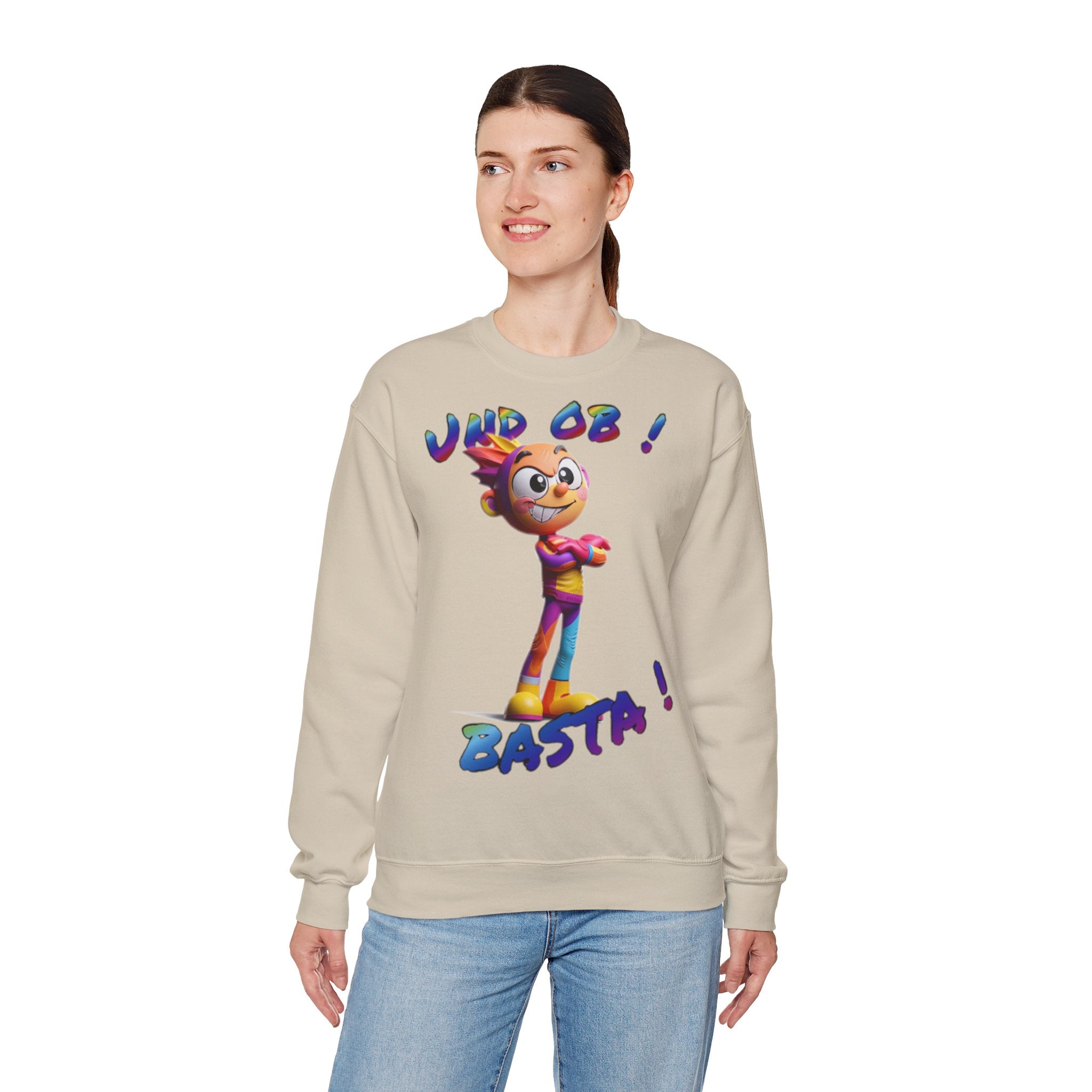 Sweatshirt „Und ob! Basta!“ | Humor | Phönix-Potsdam®