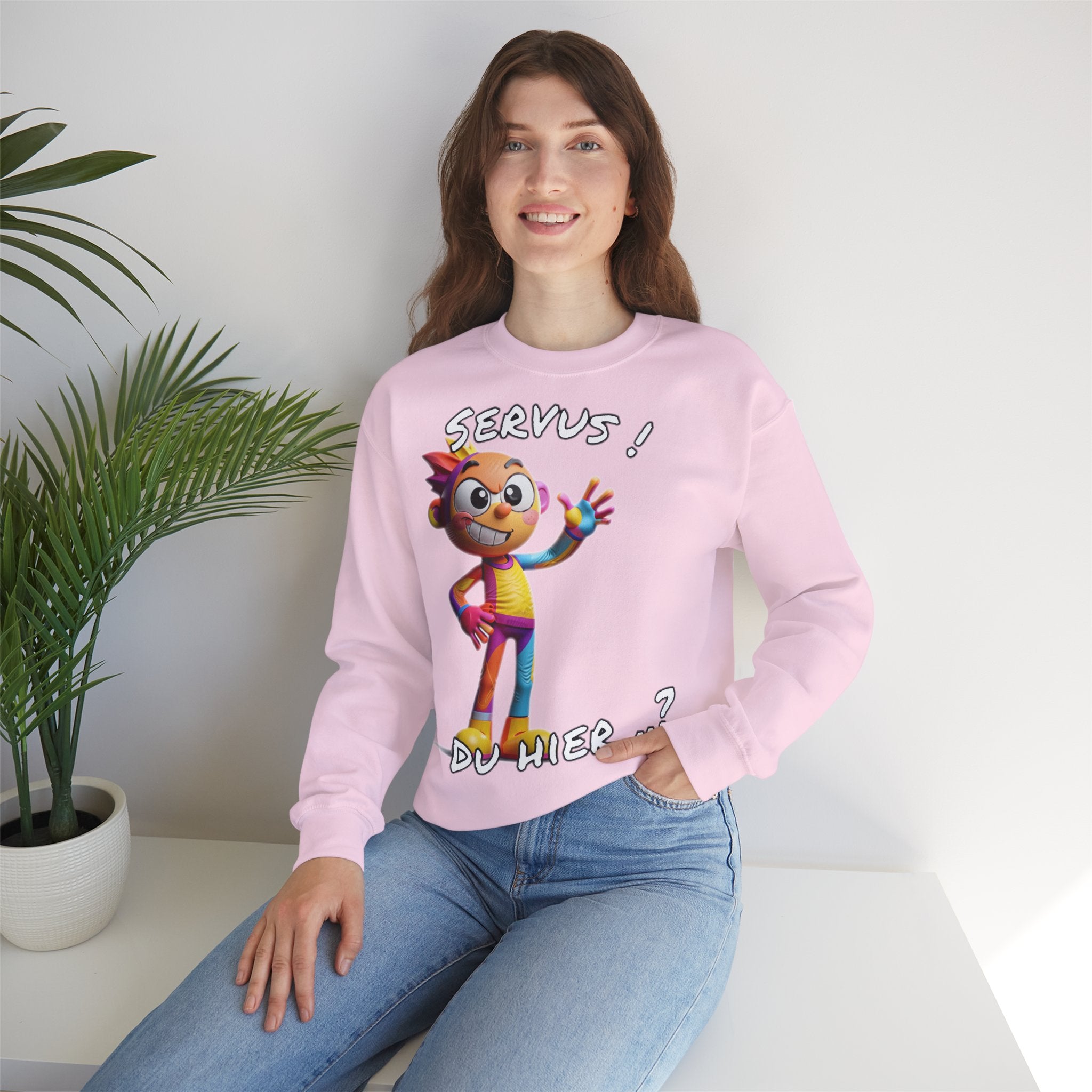 Sweatshirt „Servus! Du hier..?“ | Humor | Phönix-Potsdam®