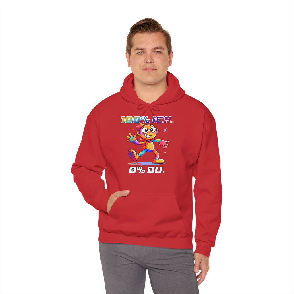Hoodie „100 % ICH – 0 % DU“ | Humor | Phönix-Potsdam®