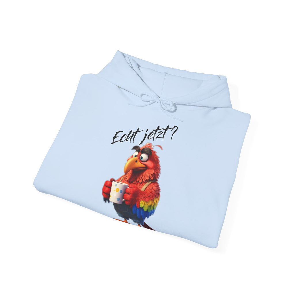 Papagei „Echt jetzt?“ Hoodie | Humor | Phönix-Potsdam®