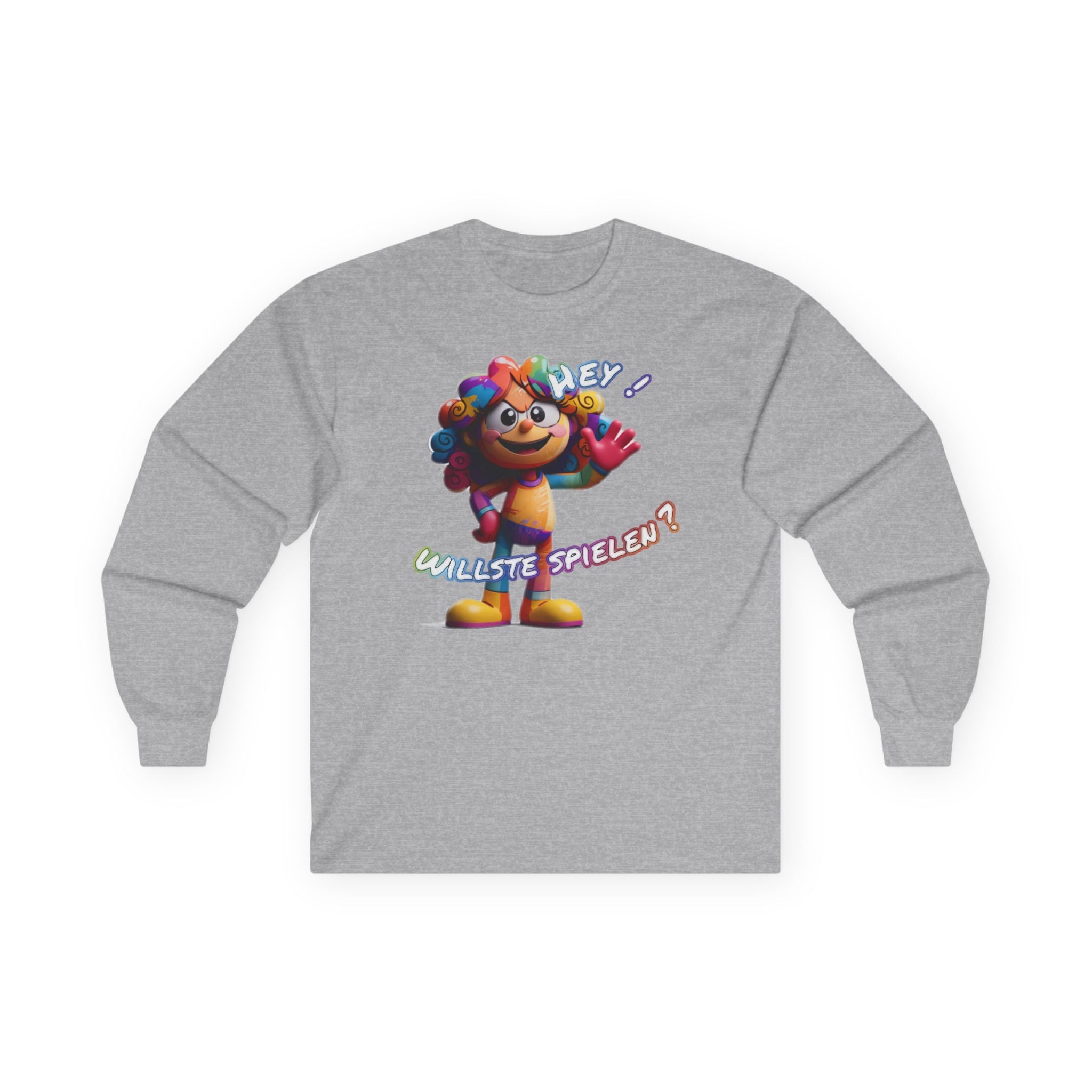 Langarmshirt „Hey! Willste spielen?“ | Humor | Phönix-Potsdam®