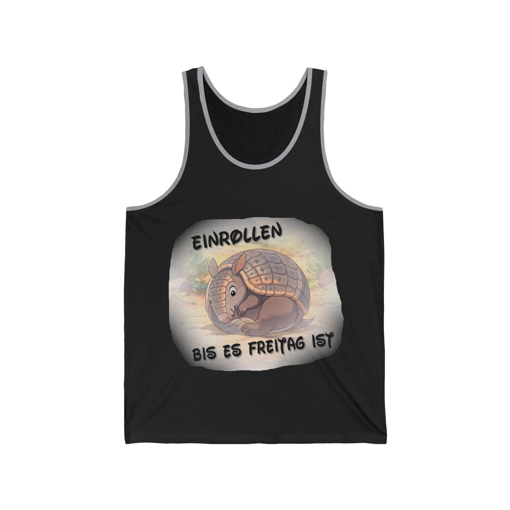 Gürteltier „Einrollen bis es Freitag ist“ Tank Top | Phönix-Potsdam®