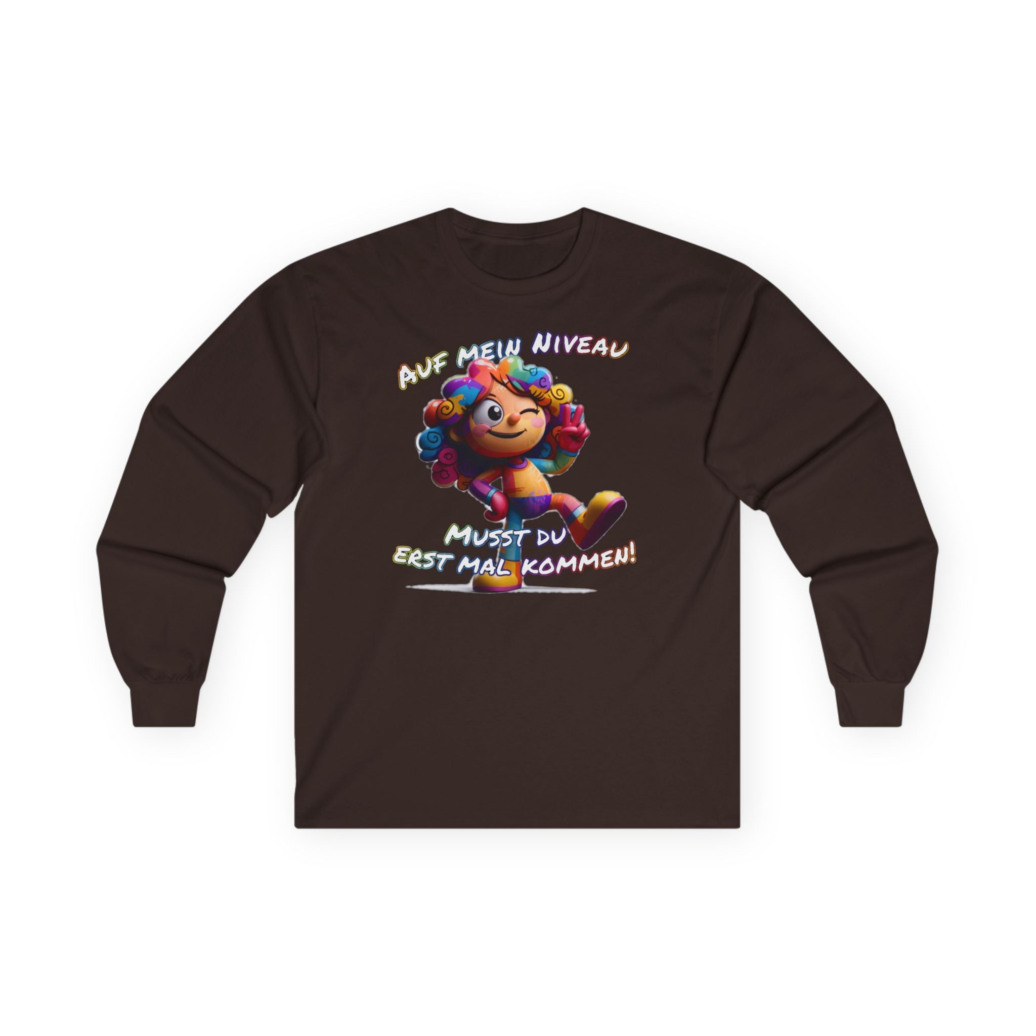 „Auf mein Niveau musst du erst mal kommen!“ Langarmshirt | Humor | Phönix-Potsdam®