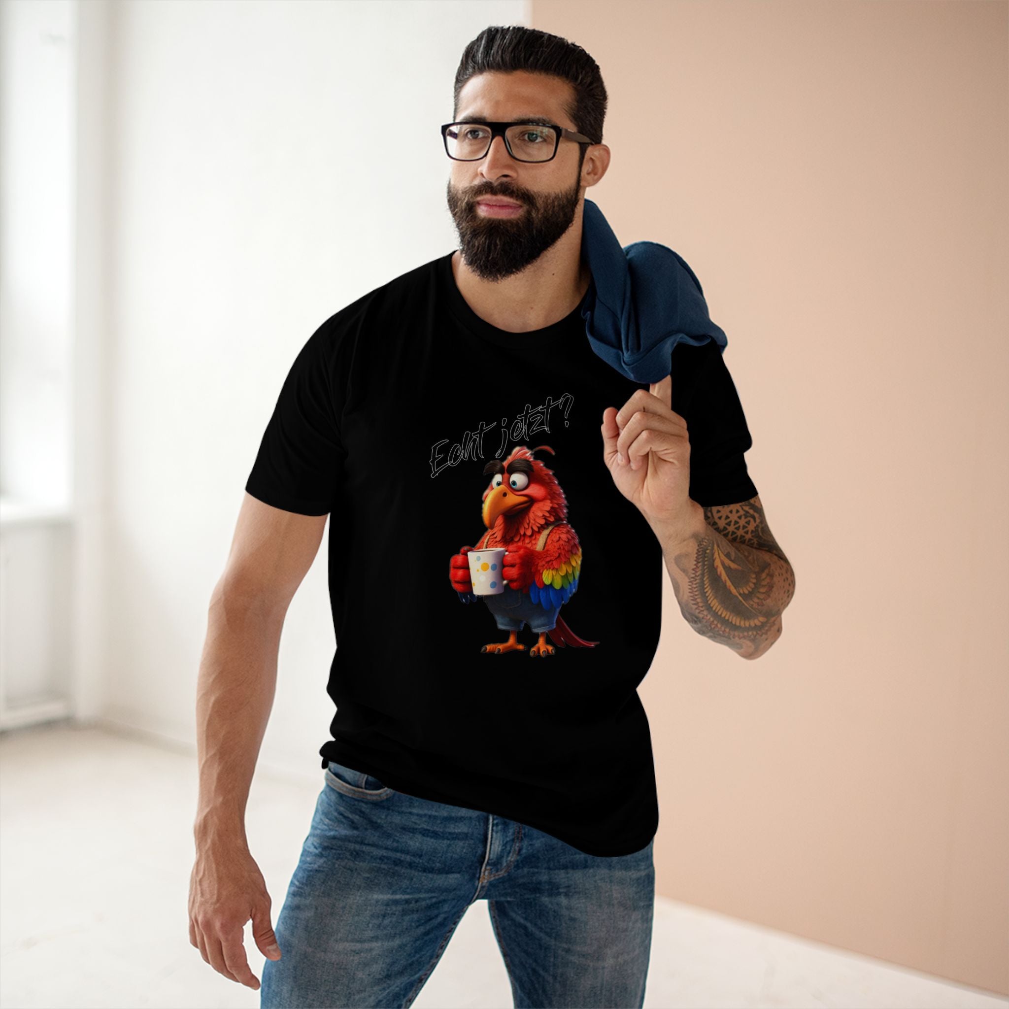 Papagei „Echt jetzt?“ T-Shirt | Humor | Phönix-Potsdam®