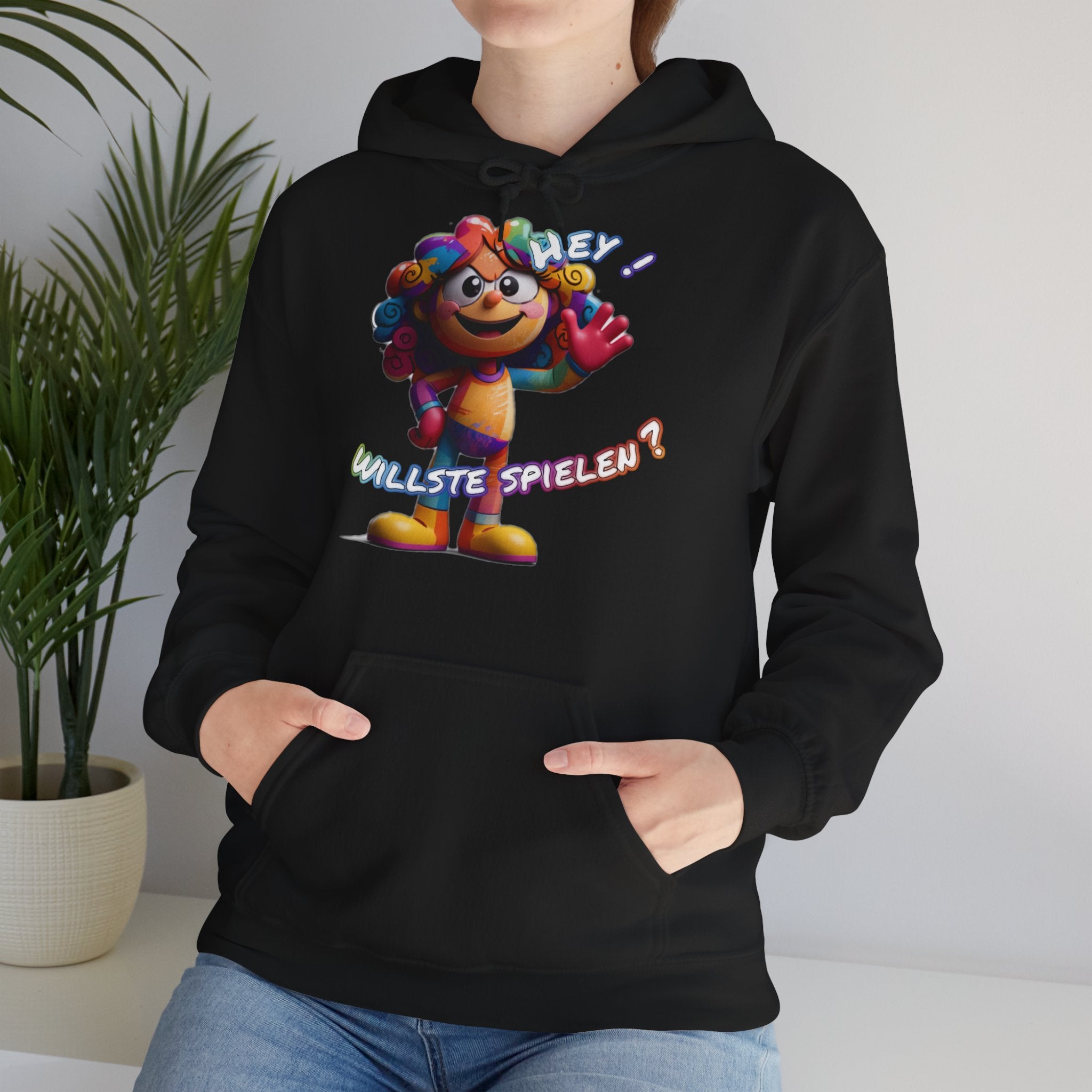 Hoodie „Hey! Willste spielen?“ | Humor | Phönix-Potsdam®