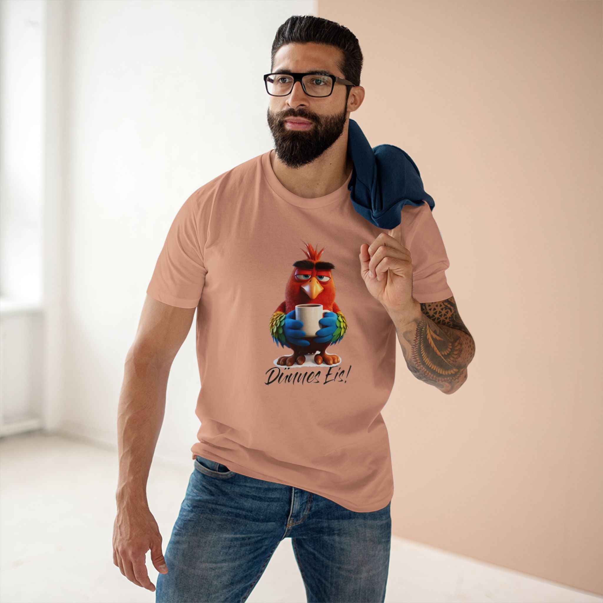 Papagei „Dünnes Eis!“ T-Shirt | Humor | Phönix-Potsdam®