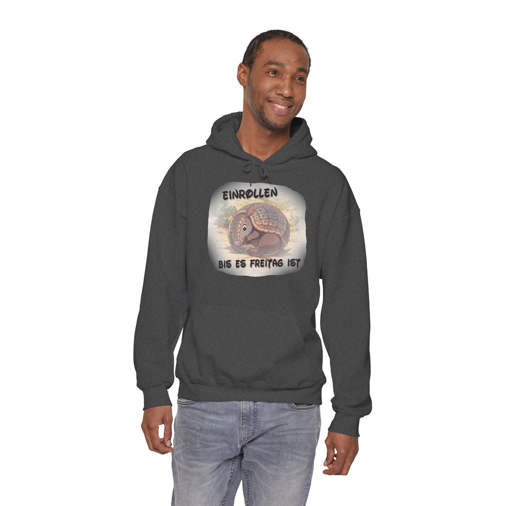 Gürteltier „Einrollen bis es Freitag ist“ Hoodie | Phönix-Potsdam®