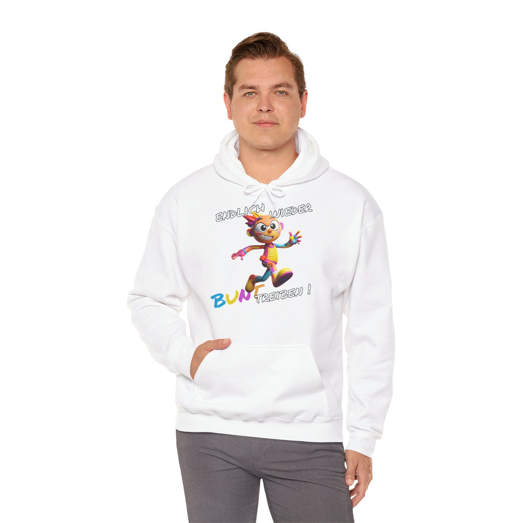 Hoodie „Endlich wieder BUNT treiben!“ | Humor | Phönix-Potsdam®
