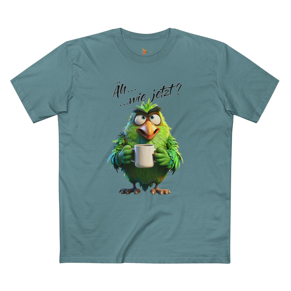 Papagei „Äh...wie jetzt?“ T-Shirt | Humor | Phönix-Potsdam®