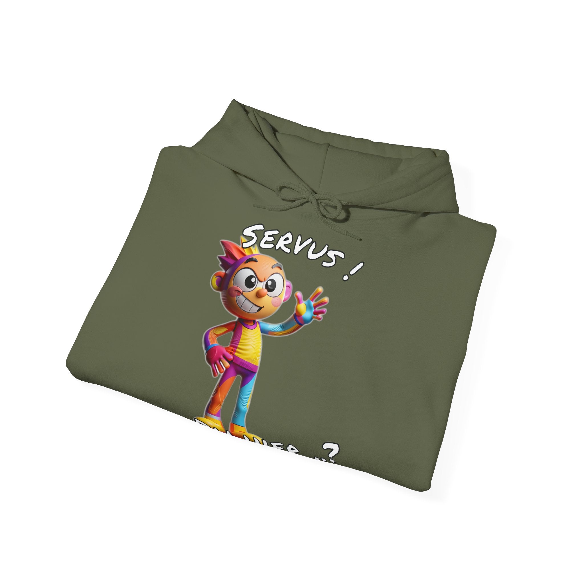 Hoodie „Servus! Du hier..?“ | Humor | Phönix-Potsdam®