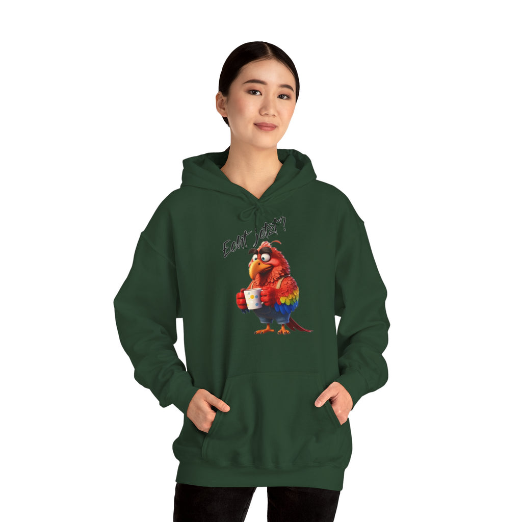 Papagei „Echt jetzt?“ Hoodie | Humor | Phönix-Potsdam®