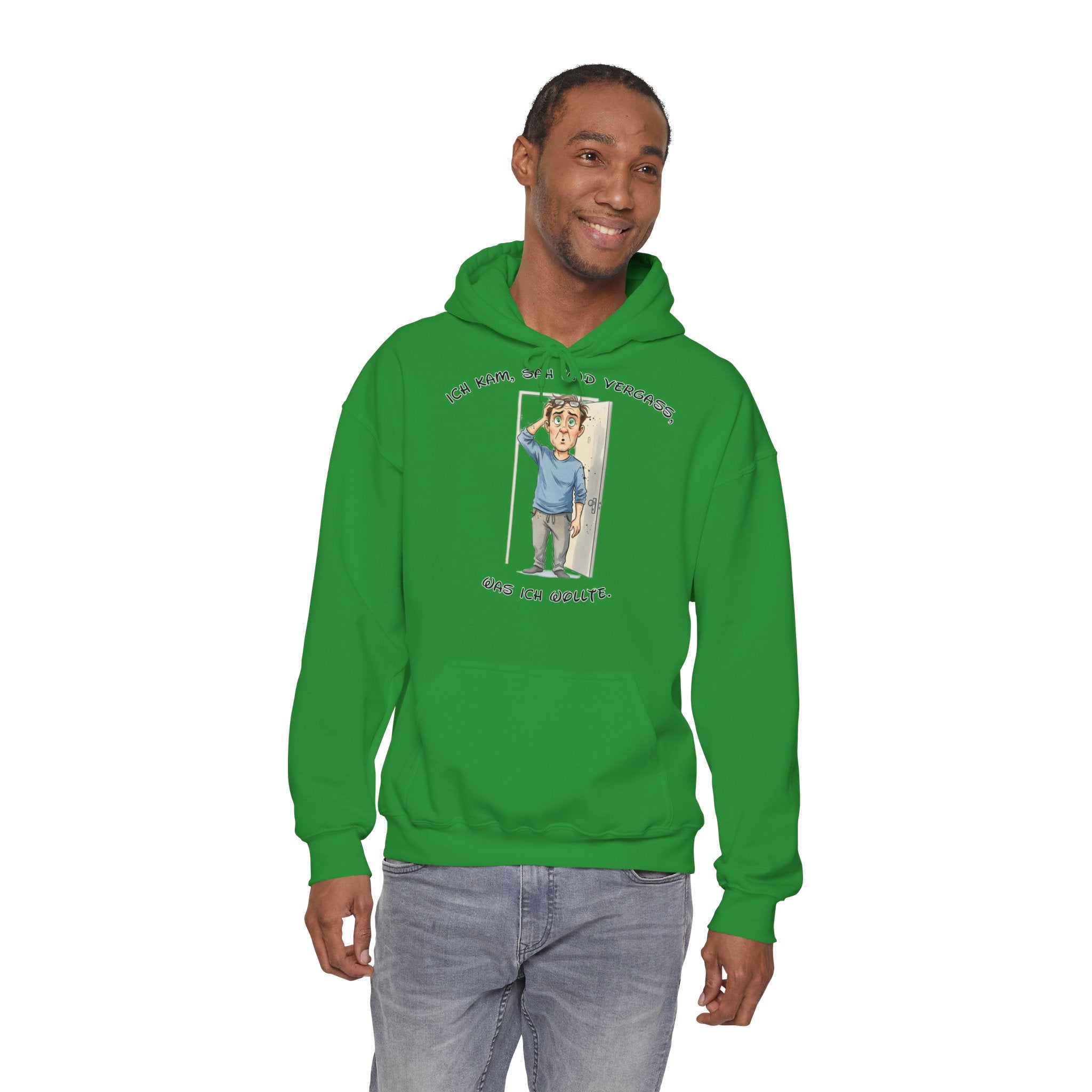 Ich kam, sah und vergaß Hoodie | Karikatur | Phönix-Potsdam®
