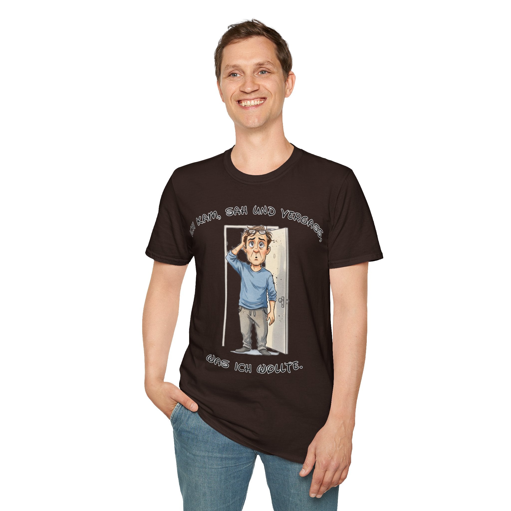 Ich kam, sah und vergaß T-Shirt | Karikatur | Phönix-Potsdam®
