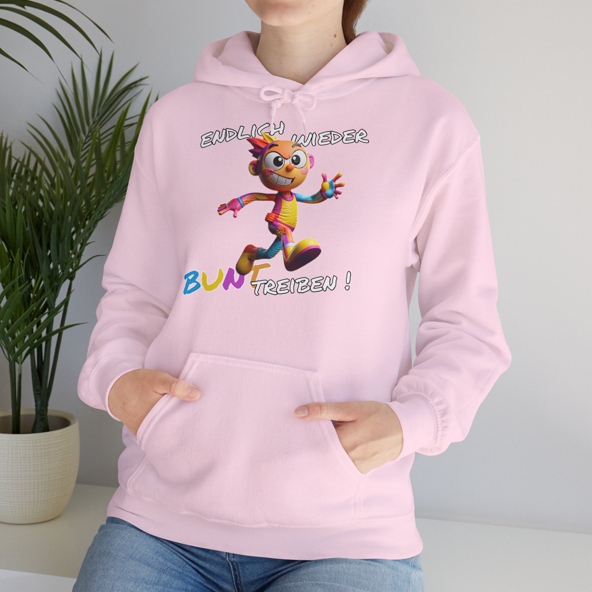 Hoodie „Endlich wieder BUNT treiben!“ | Humor | Phönix-Potsdam®