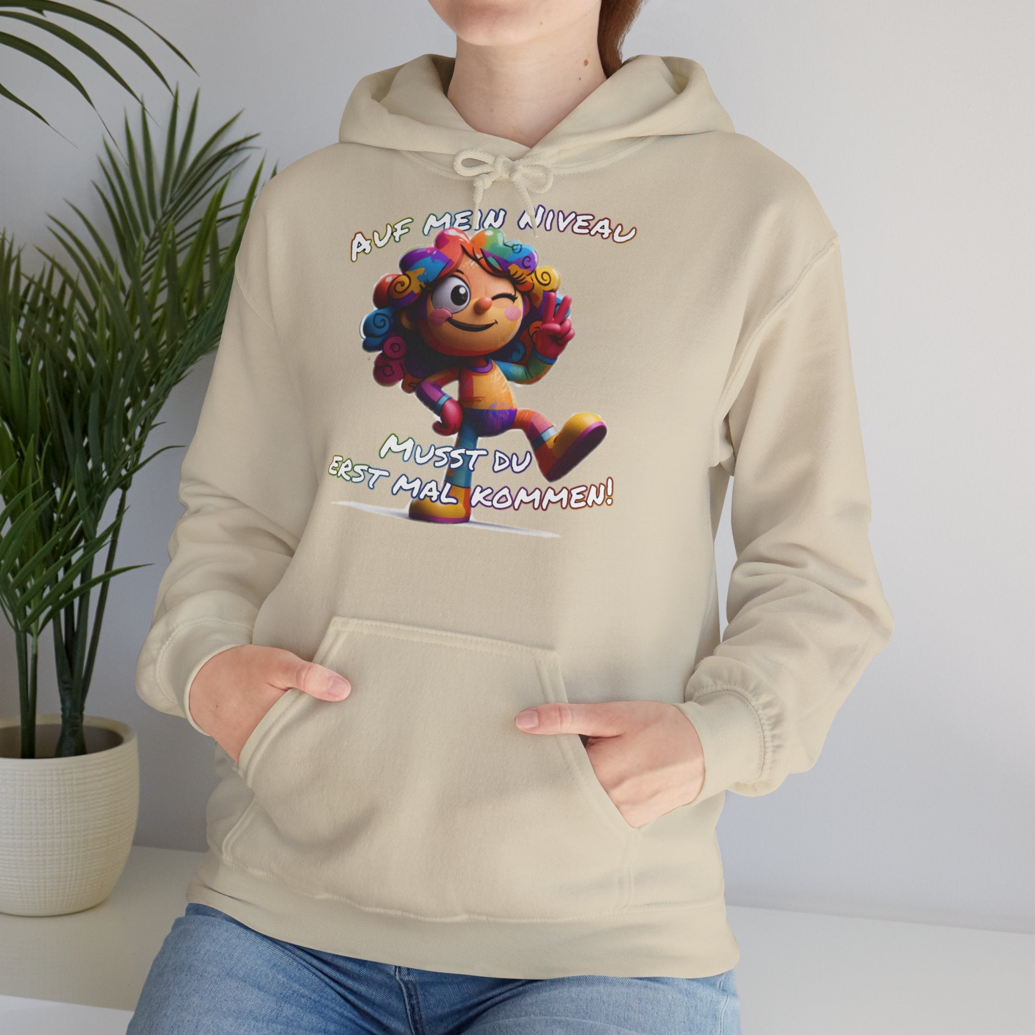 „Auf mein Niveau musst du erst mal kommen!“ Hoodie | Humor | Phönix-Potsdam®