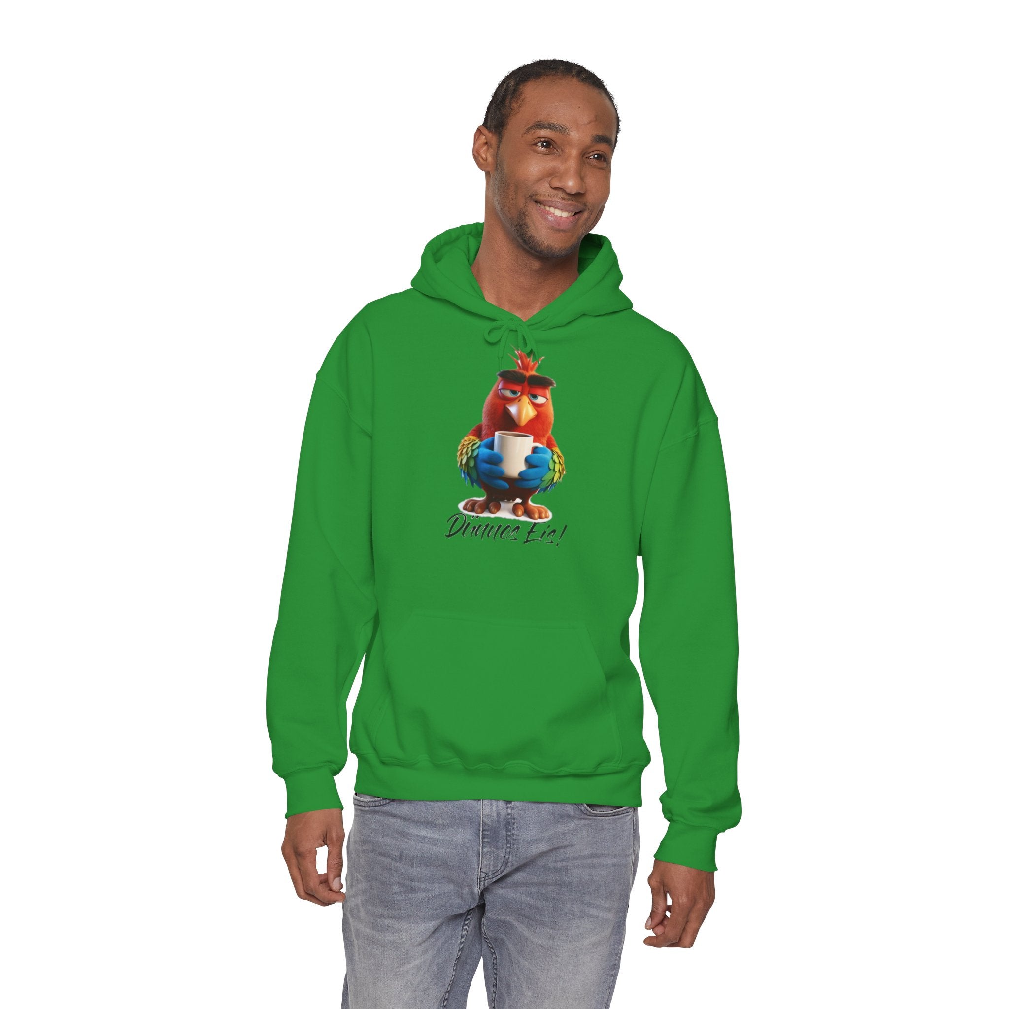 Papagei „Dünnes Eis!“ Hoodie | Humor | Phönix-Potsdam®