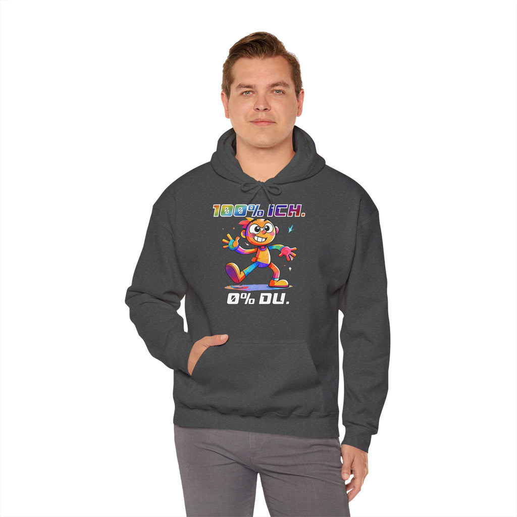 Hoodie „100 % ICH – 0 % DU“ | Humor | Phönix-Potsdam®